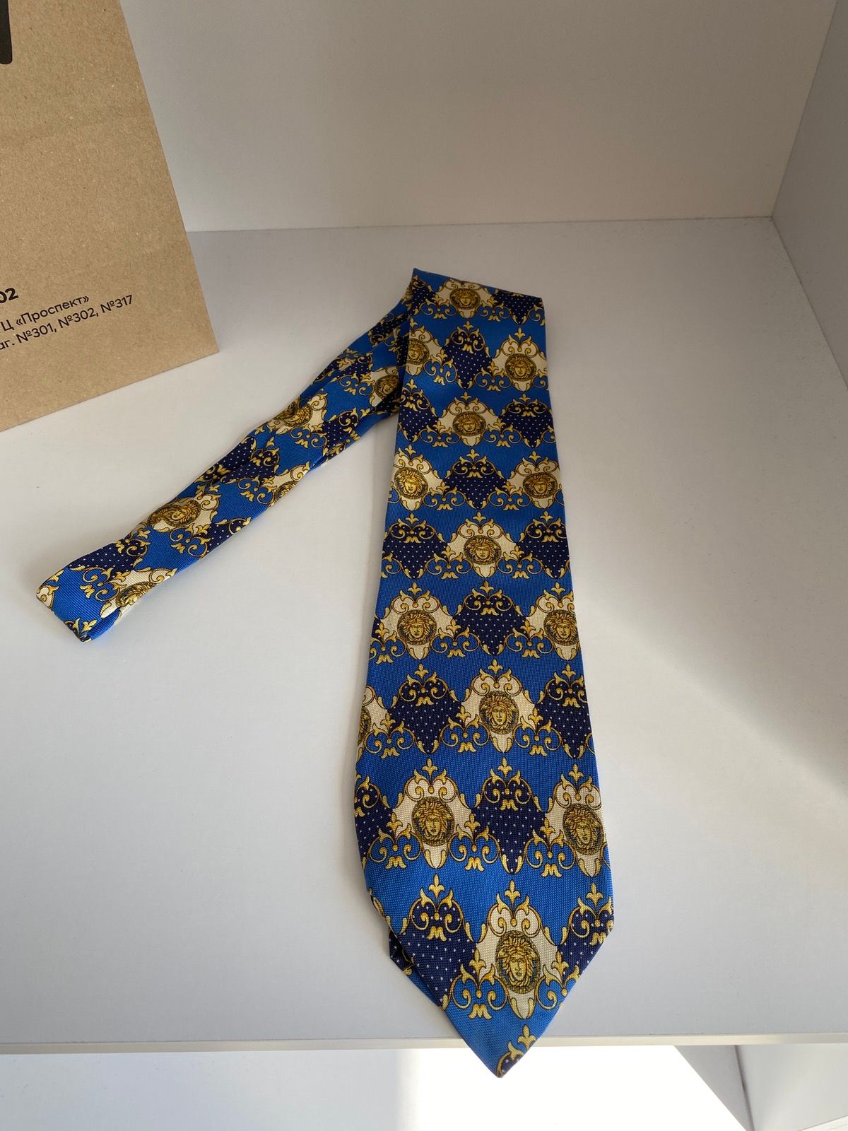 Vintage GIANNI VERSACE Krawatte Tie 100% Seide Silk Made in Italy | Grailed