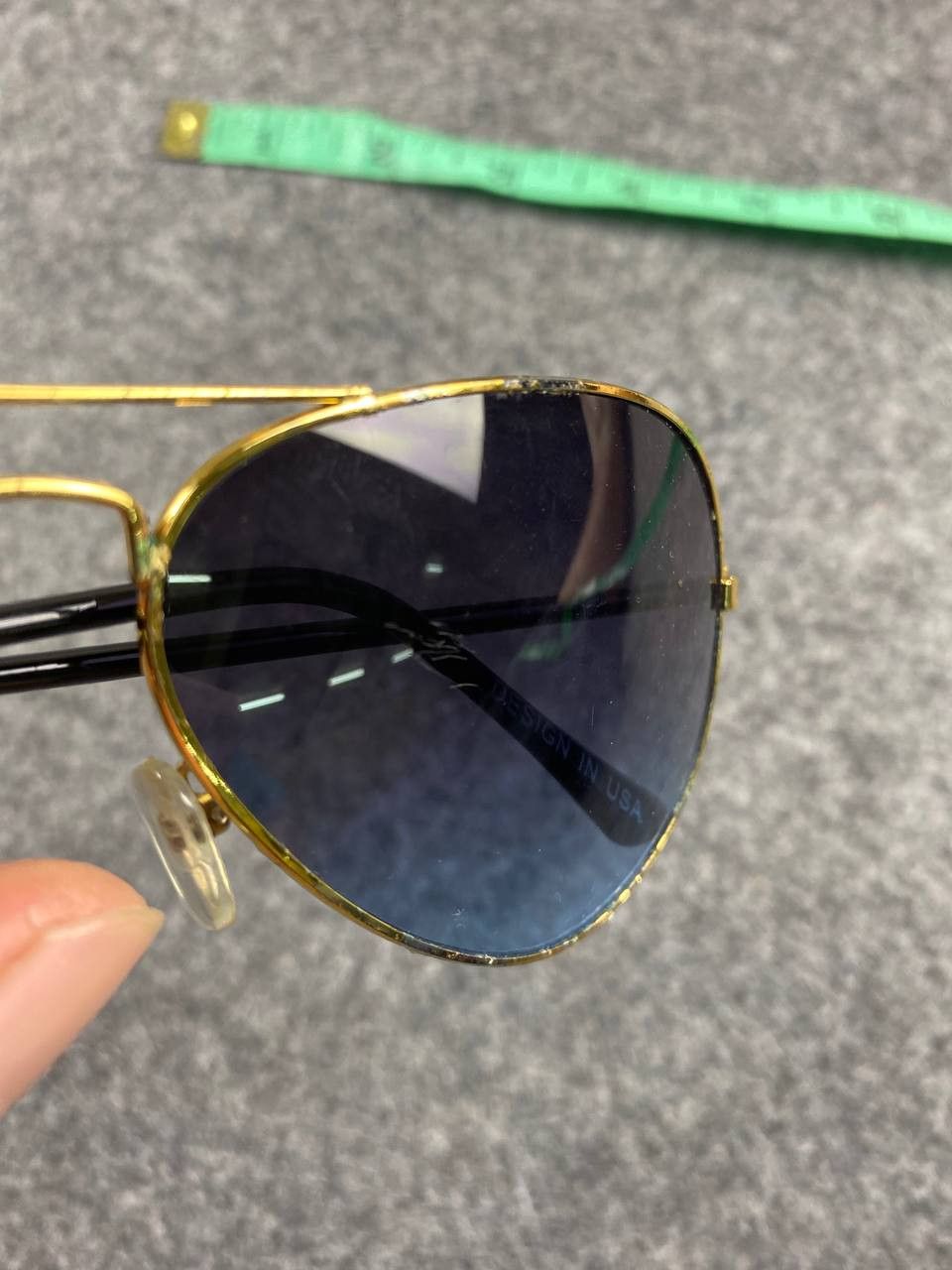Other vintage sunglass design in usa blue lens Size ONE SIZE - 13 Thumbnail