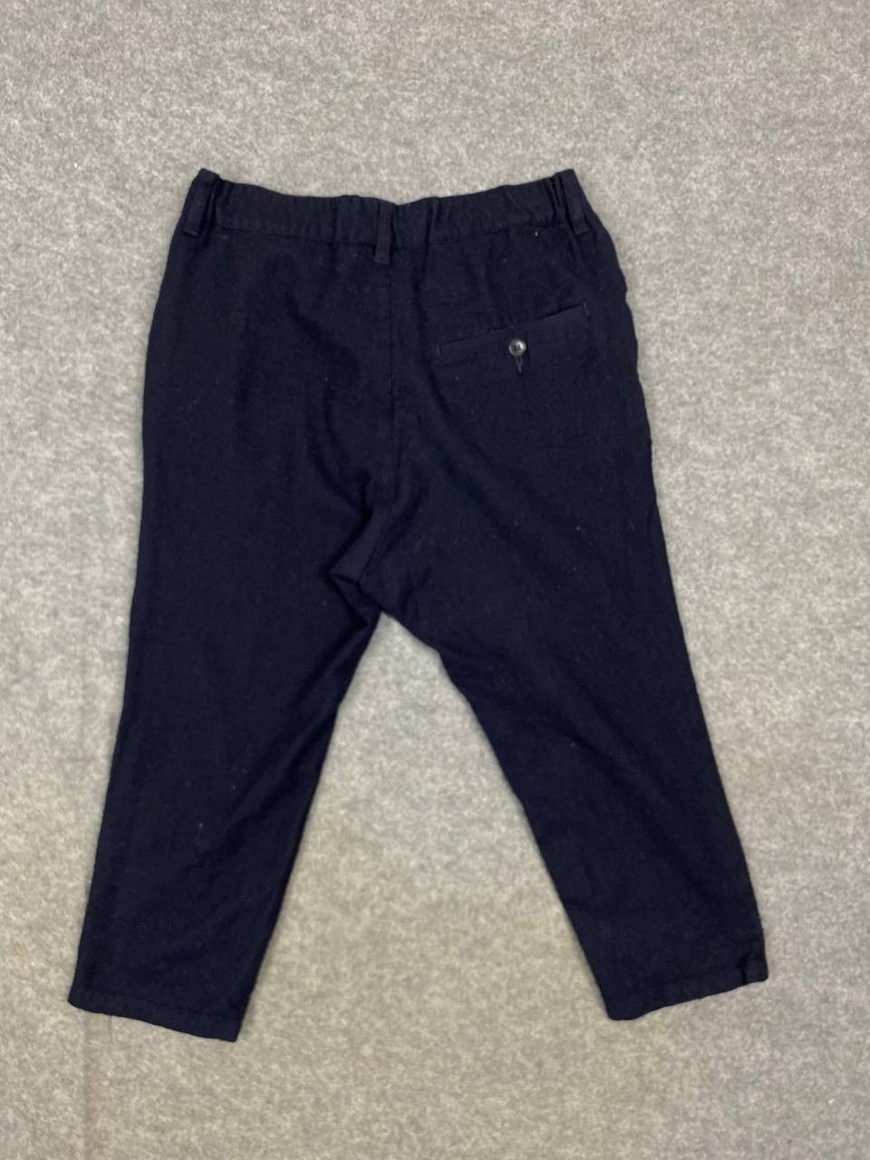 image of Cabane De Zucca x Zucca Vintage Zucca Wool Pants Nice Design in Navy Blue, Men's (Size 32)