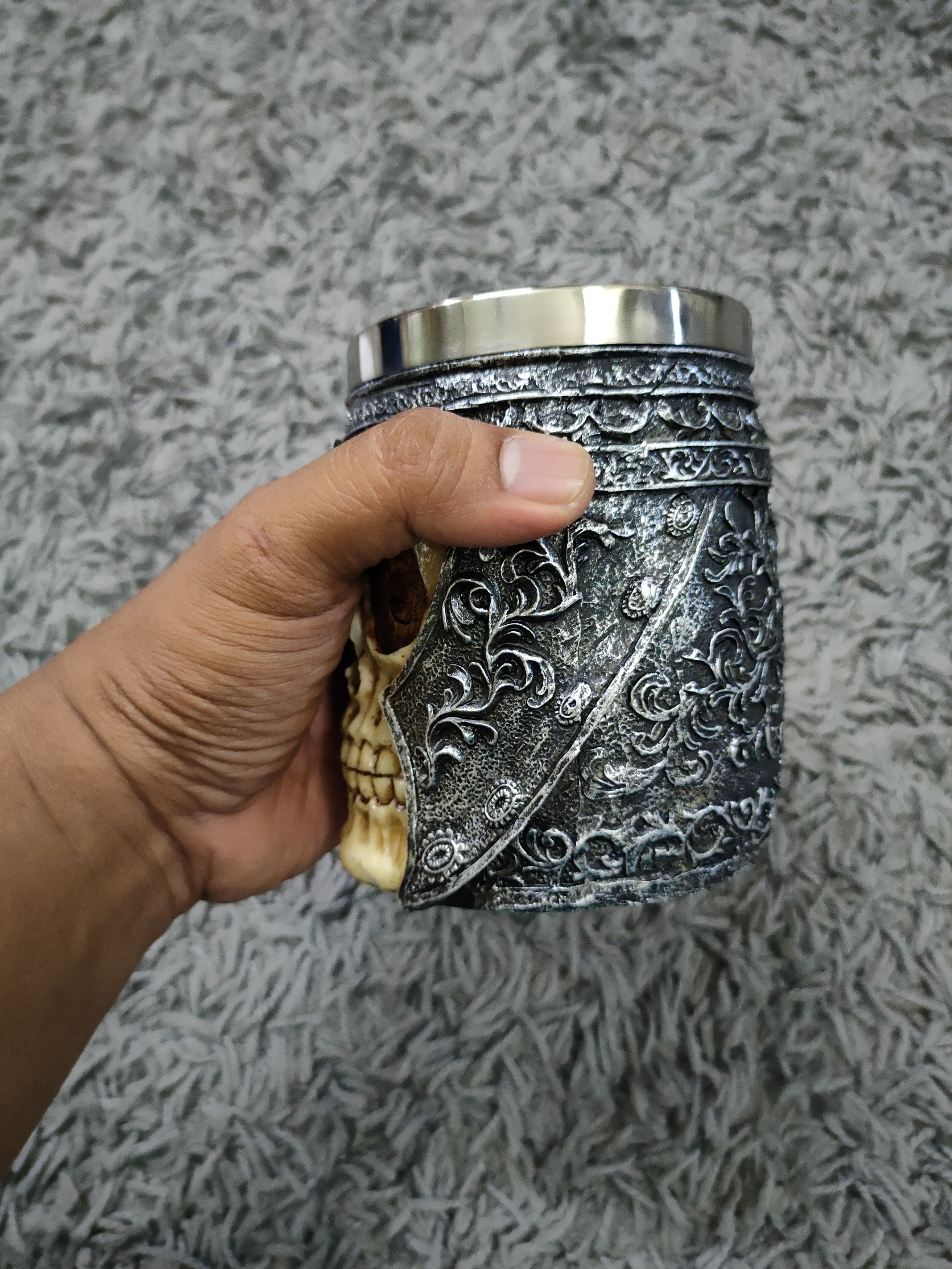Drink Beer Save Water Japan Skull engraved mug drink cup #dumoh Size ONE SIZE - 19 Thumbnail
