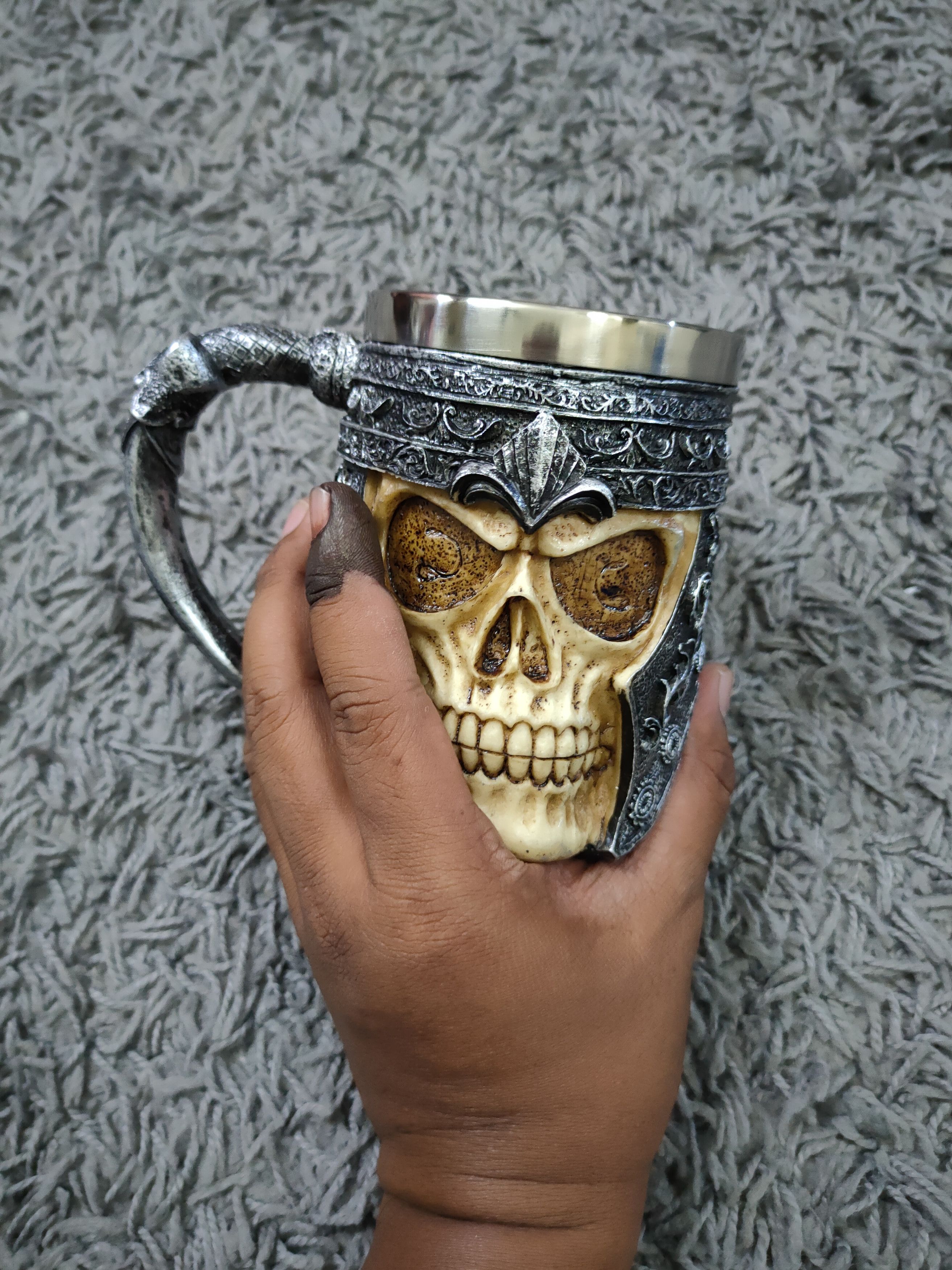 Drink Beer Save Water Japan Skull engraved mug drink cup #dumoh Size ONE SIZE - 20 Thumbnail