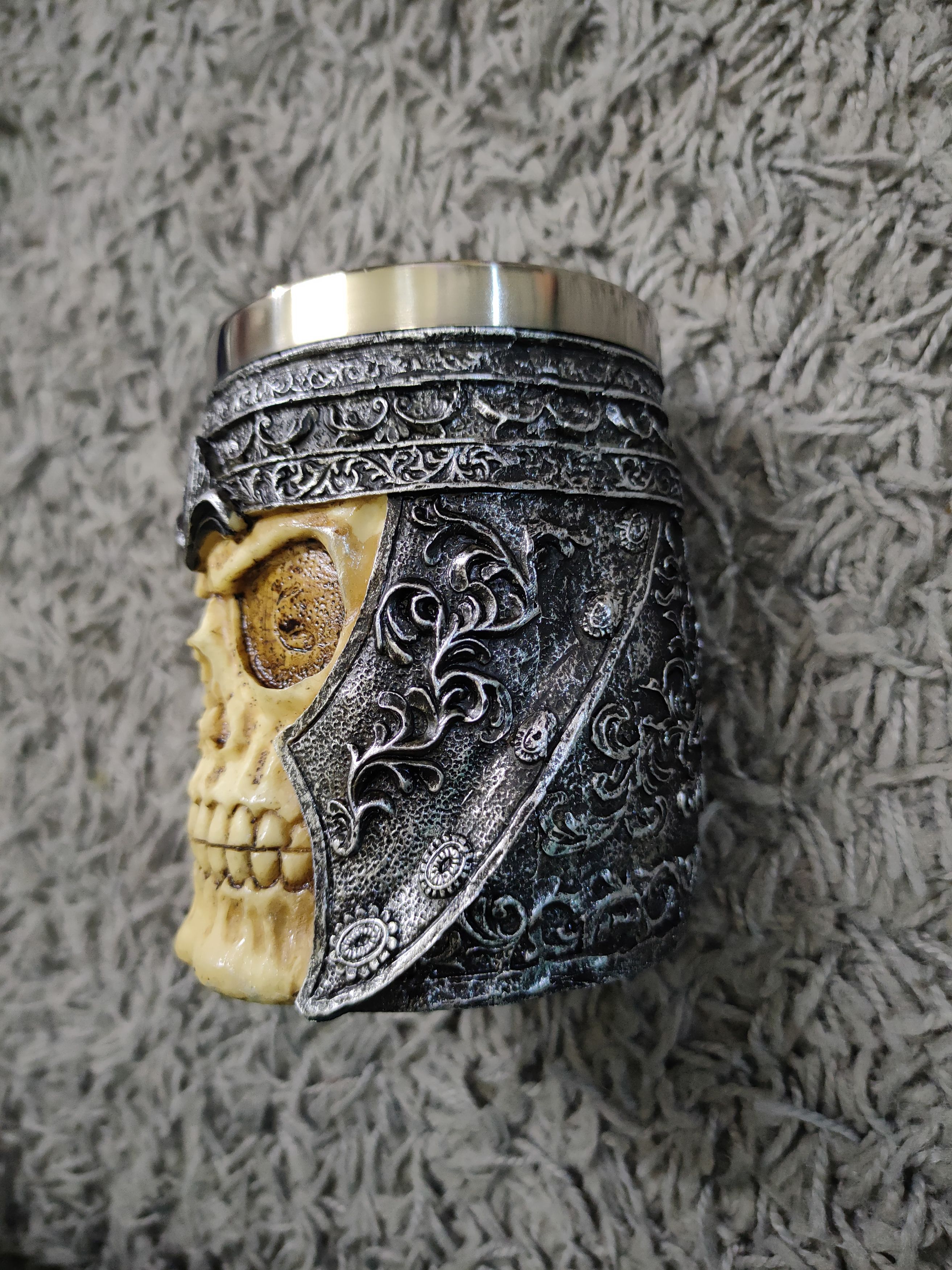 Drink Beer Save Water Japan Skull engraved mug drink cup #dumoh Size ONE SIZE - 8 Thumbnail