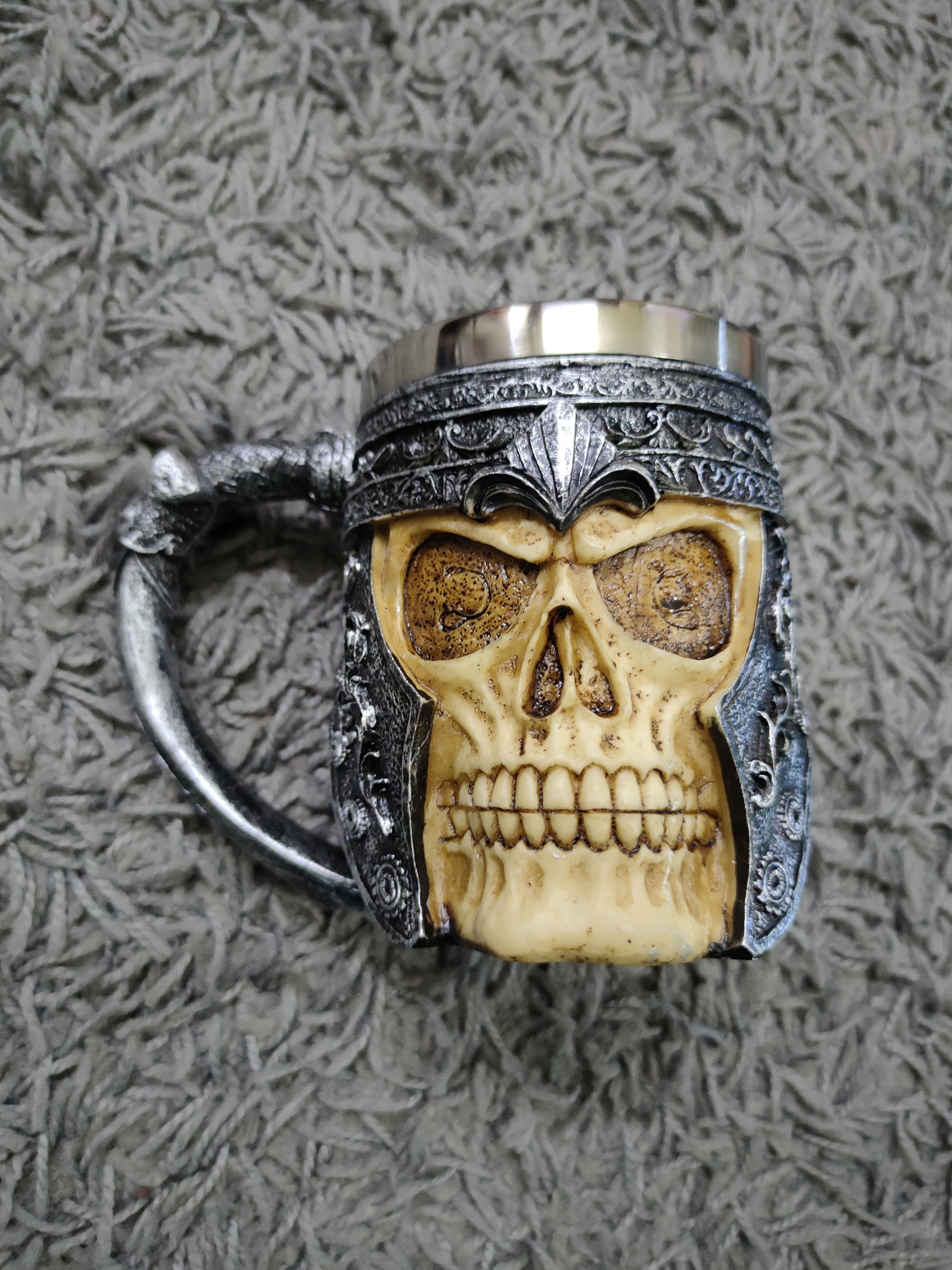 Drink Beer Save Water Japan Skull engraved mug drink cup #dumoh Size ONE SIZE - 9 Thumbnail