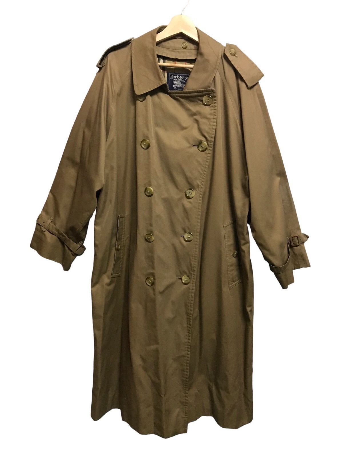 Vintage Burberry Nova Check Vintage Trench Jacket