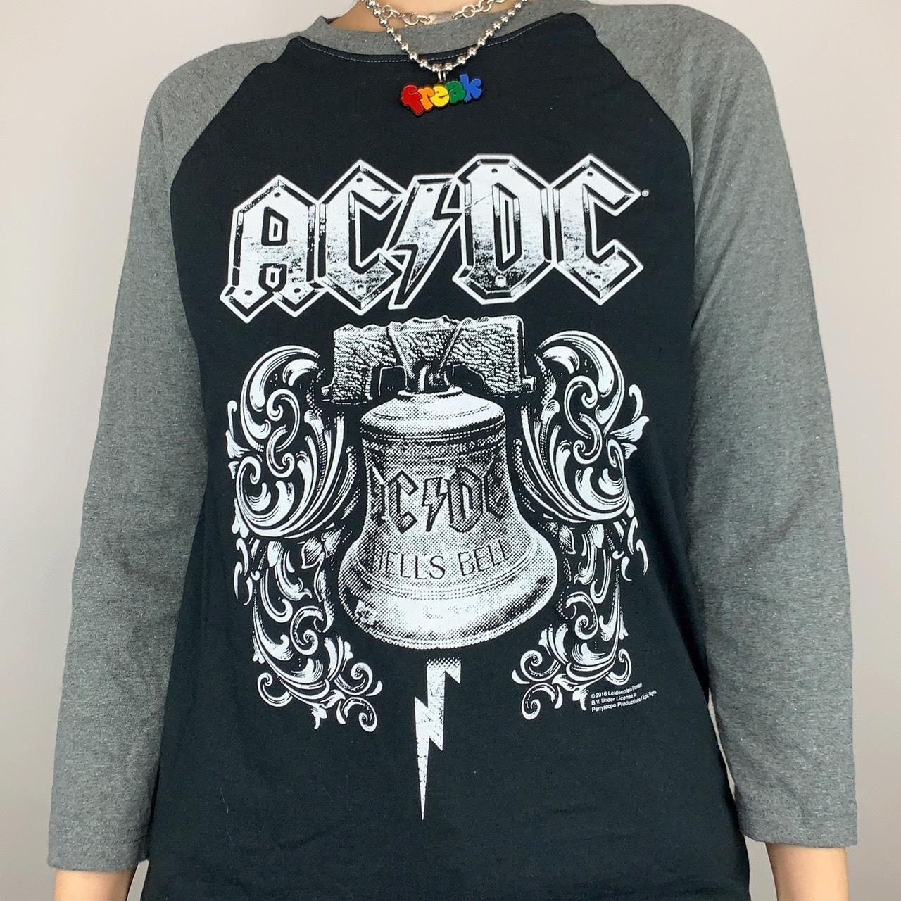 AC/DC × Band Tees × Liquid Blue Liquid Blue AC/DC Raglan Shirt Size S / US 4 / IT 40 - 2 Thumbnail