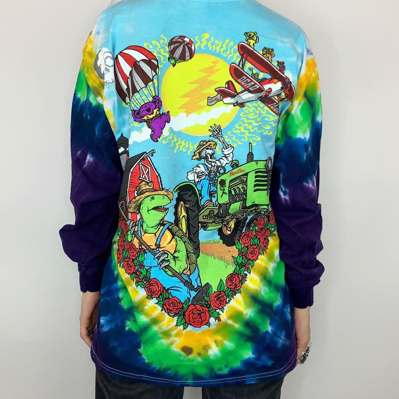 Band Tees × Grateful Dead × Liquid Blue Grateful Dead Long Sleeve Shirt Size US XXL / EU 58 / 5 - 3 Thumbnail