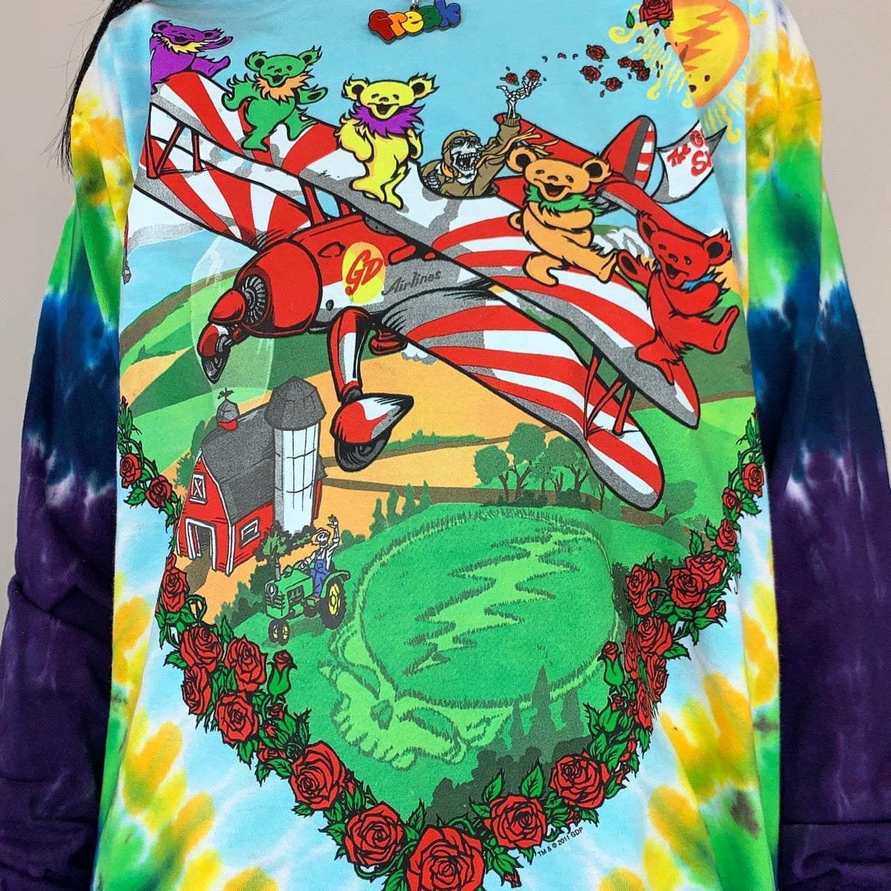 Band Tees × Grateful Dead × Liquid Blue Grateful Dead Long Sleeve Shirt Size US XXL / EU 58 / 5 - 2 Thumbnail