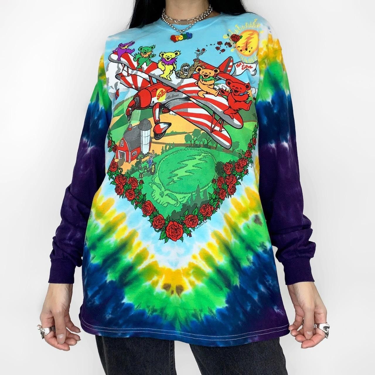 Band Tees × Grateful Dead × Liquid Blue Grateful Dead Long Sleeve Shirt Size US XXL / EU 58 / 5 - 1 Thumbnail