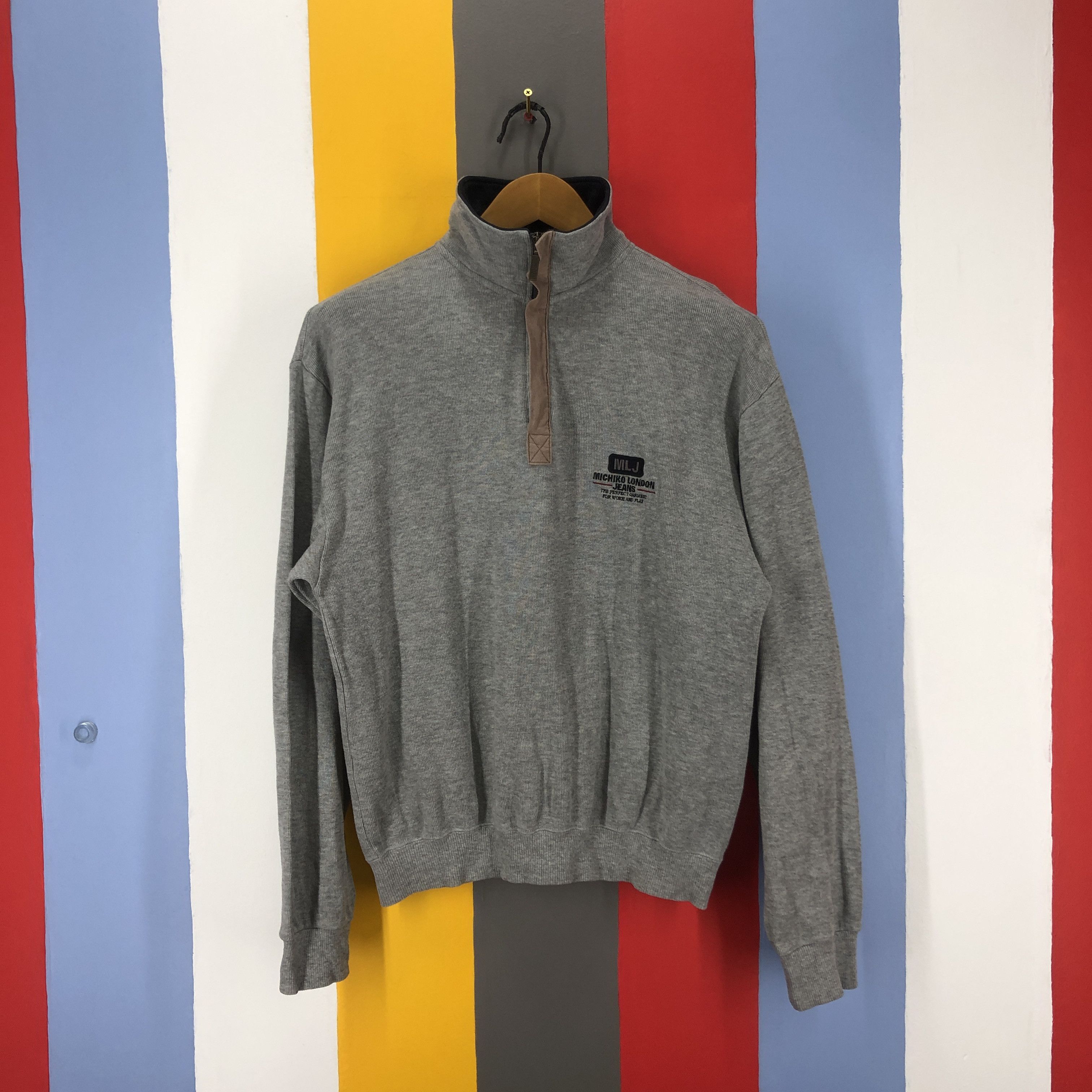 Michiko Koshino London MICHIKO LONDON JEANS Turtle Neck Sweatshirt #0905/AH Size US S / EU 44-46 / 1 - 1 Thumbnail