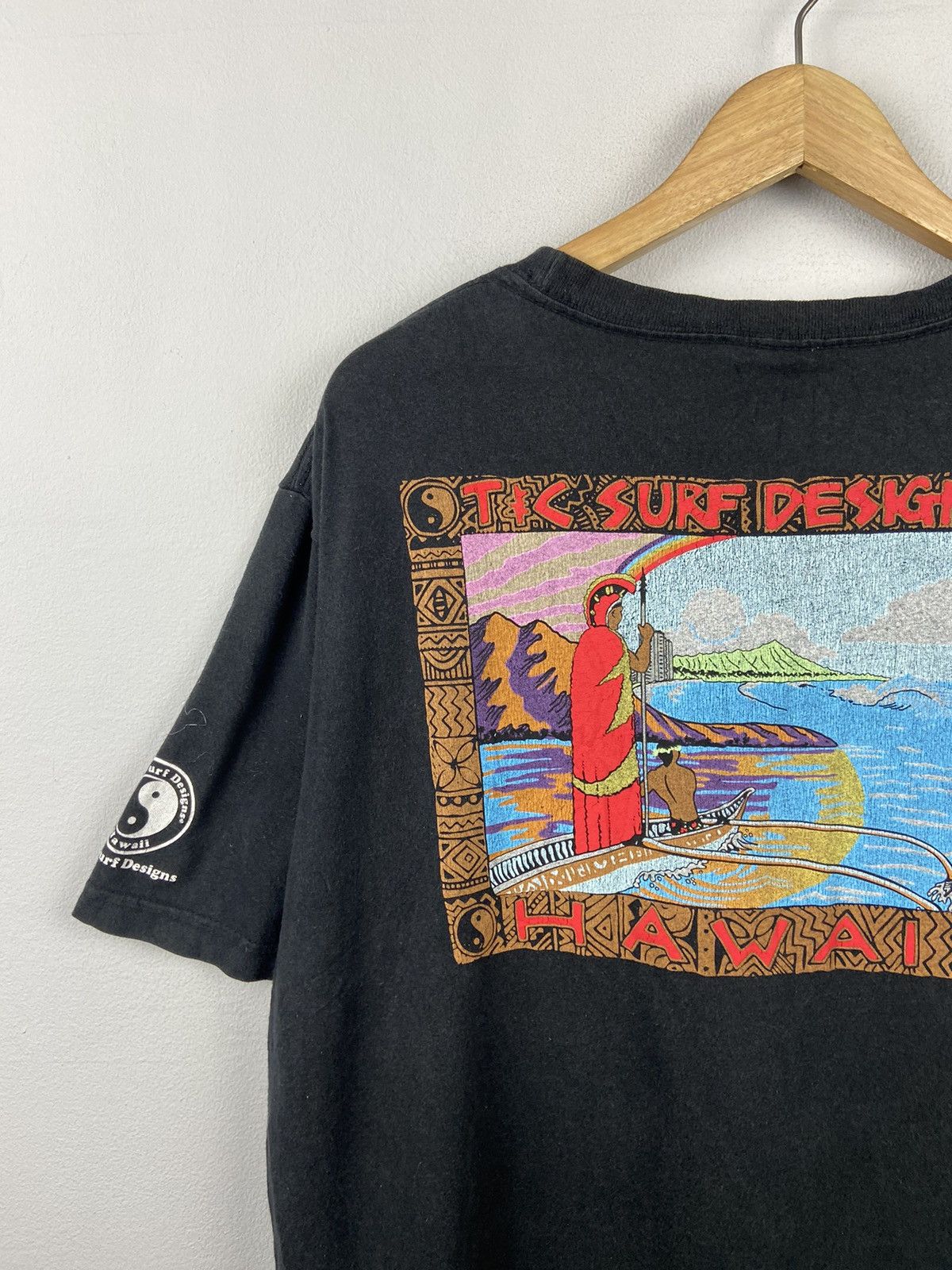 Vintage Vintage Tc Surf Design Hawaii Rare Tee Size US XL / EU 56 / 4 - 2 Thumbnail