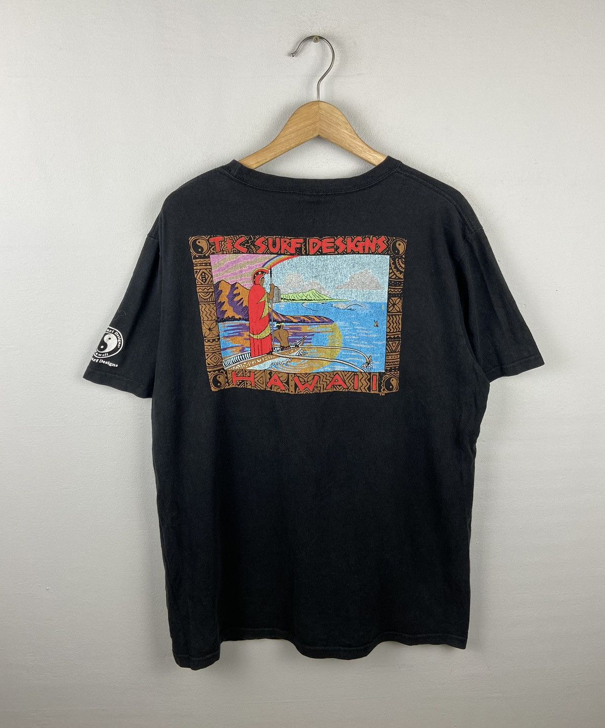 Vintage Vintage Tc Surf Design Hawaii Rare Tee Size US XL / EU 56 / 4 - 1 Thumbnail