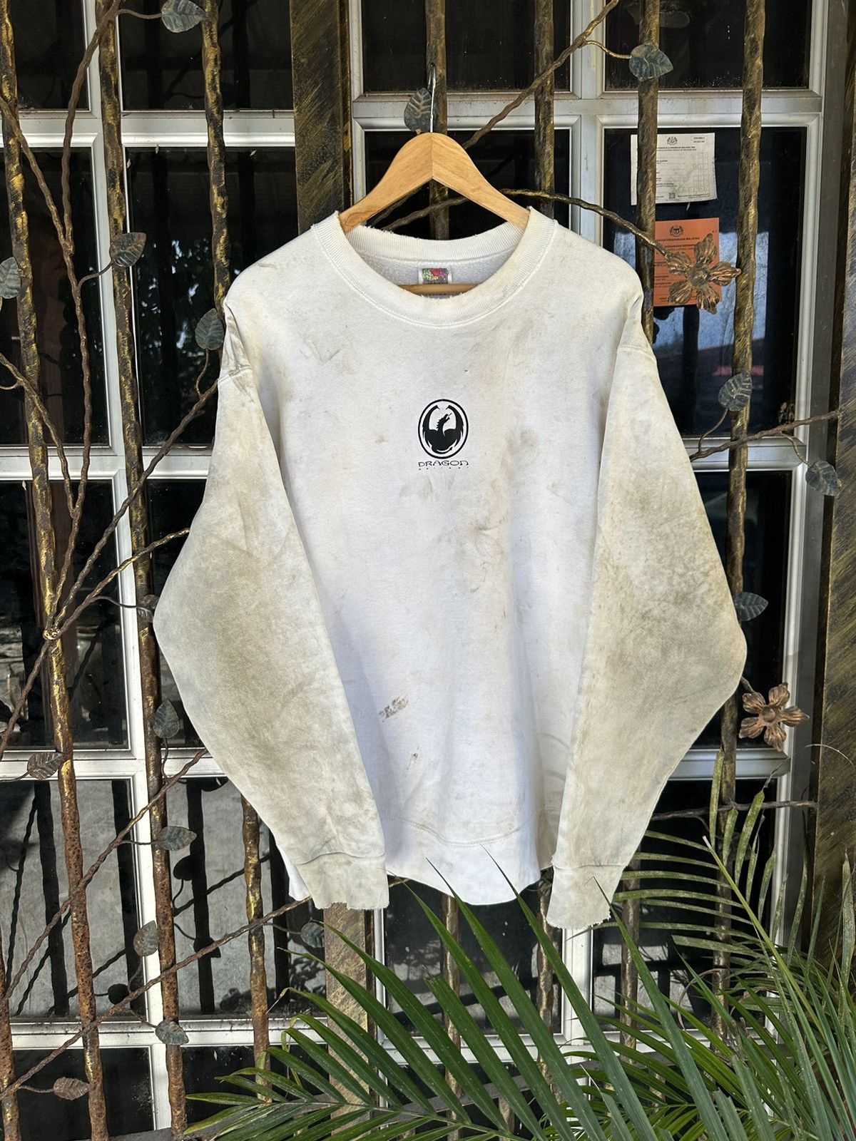 Vintage Vintage 90's Dragon Skateboard sweatshirts Grailed