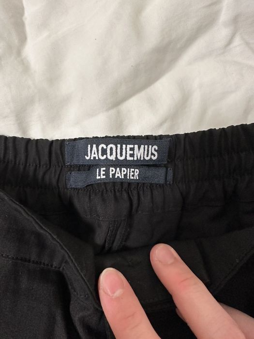 Jacquemus Jacquemus “Le Papier” Black Shorts | Grailed