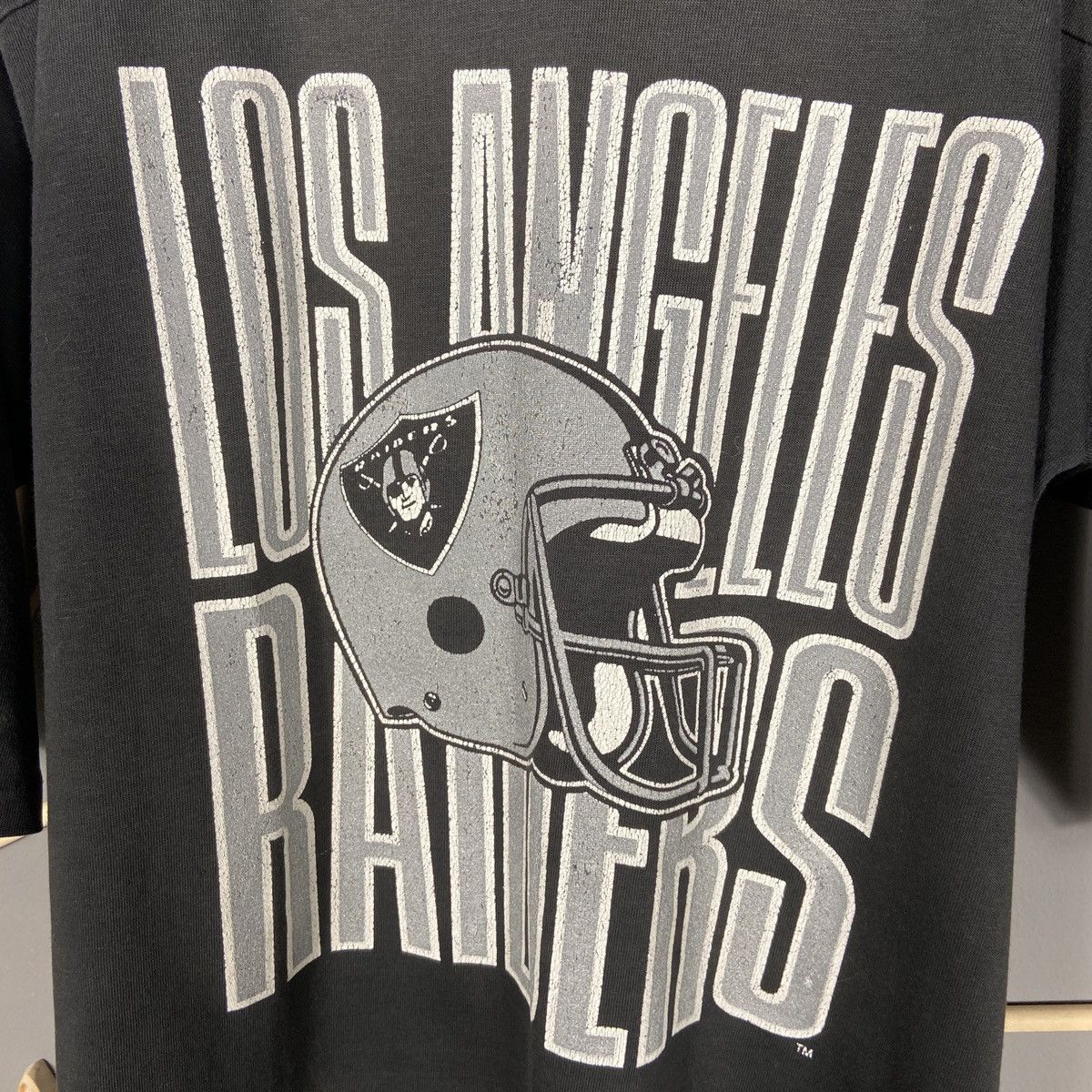 NFL Vintage 1980s Los Angeles Raiders NFL t-shirt Size US L / EU 52-54 / 3 - 10 Thumbnail