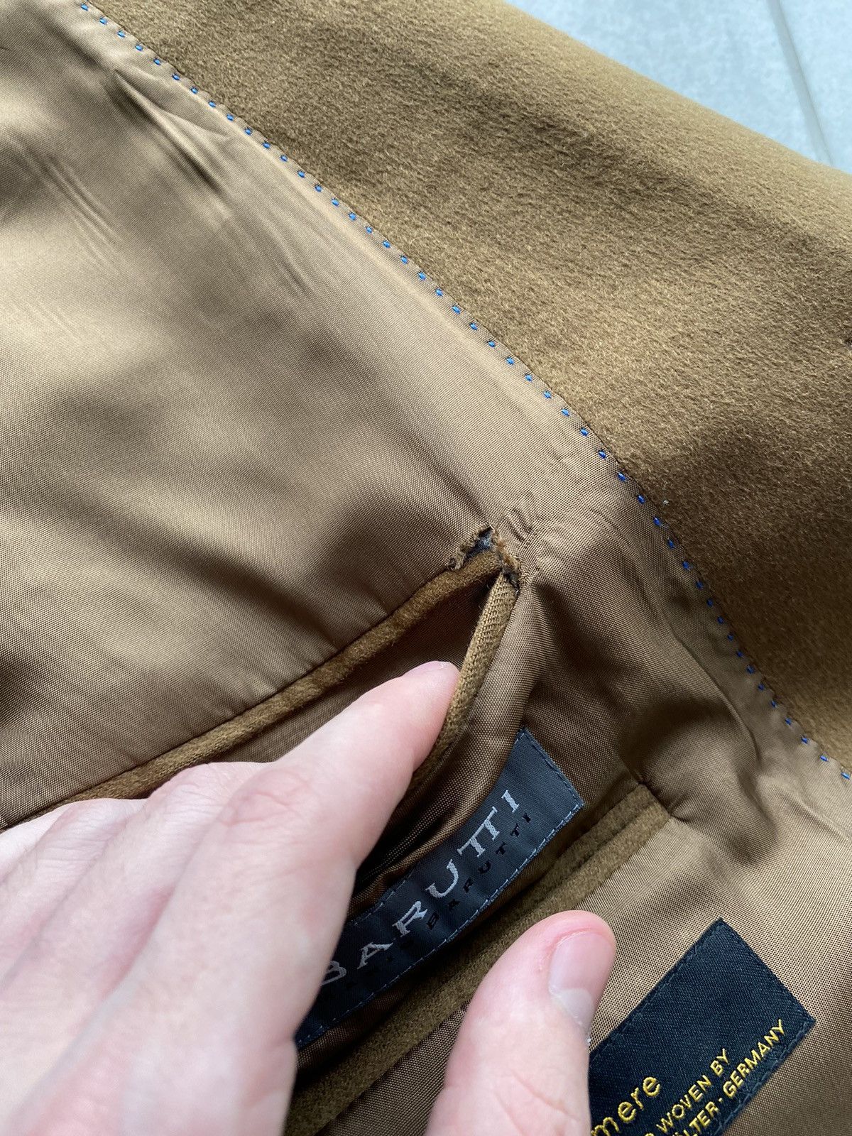 Other Mario Barutti Blazer 100% Cashmere Size 42S - 11 Thumbnail