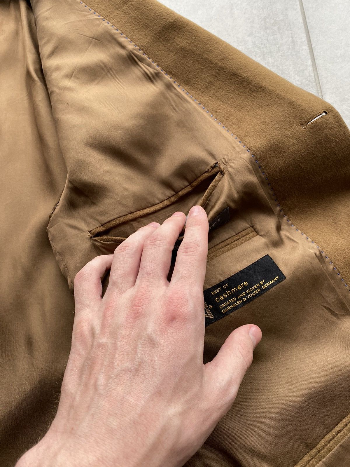 Other Mario Barutti Blazer 100% Cashmere Size 42S - 10 Thumbnail