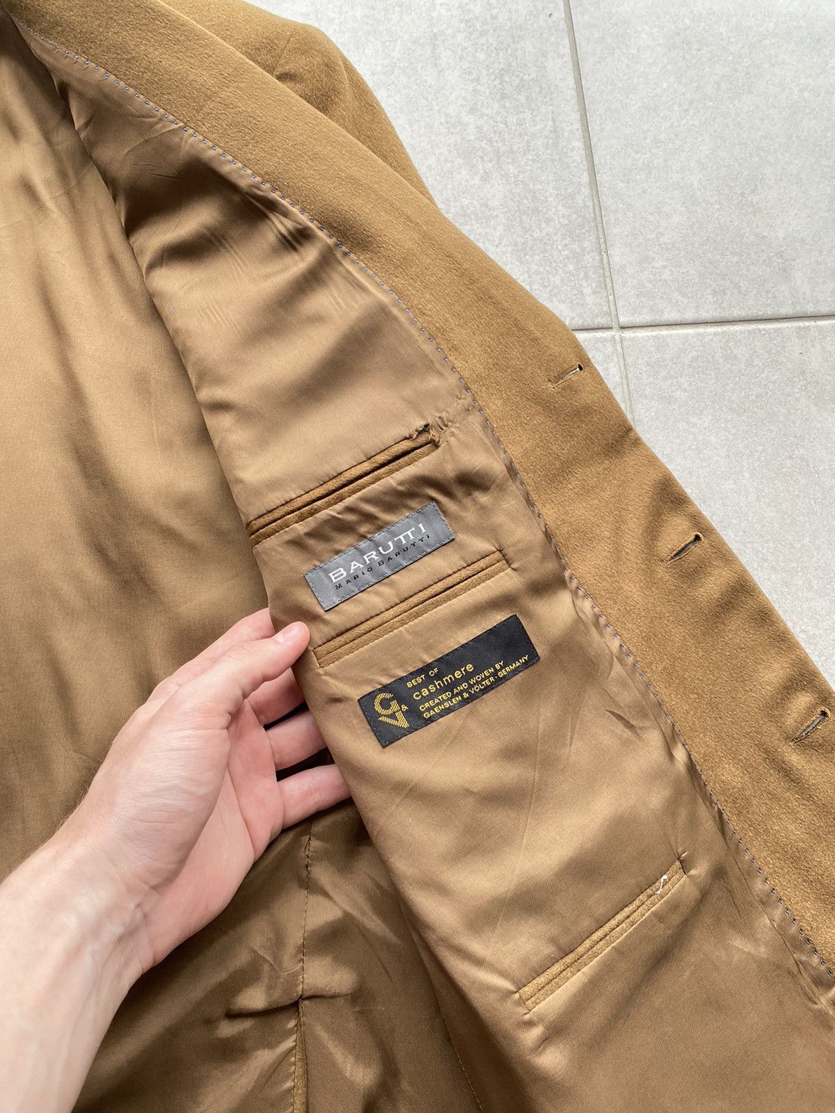 Other Mario Barutti Blazer 100% Cashmere Size 42S - 8 Thumbnail