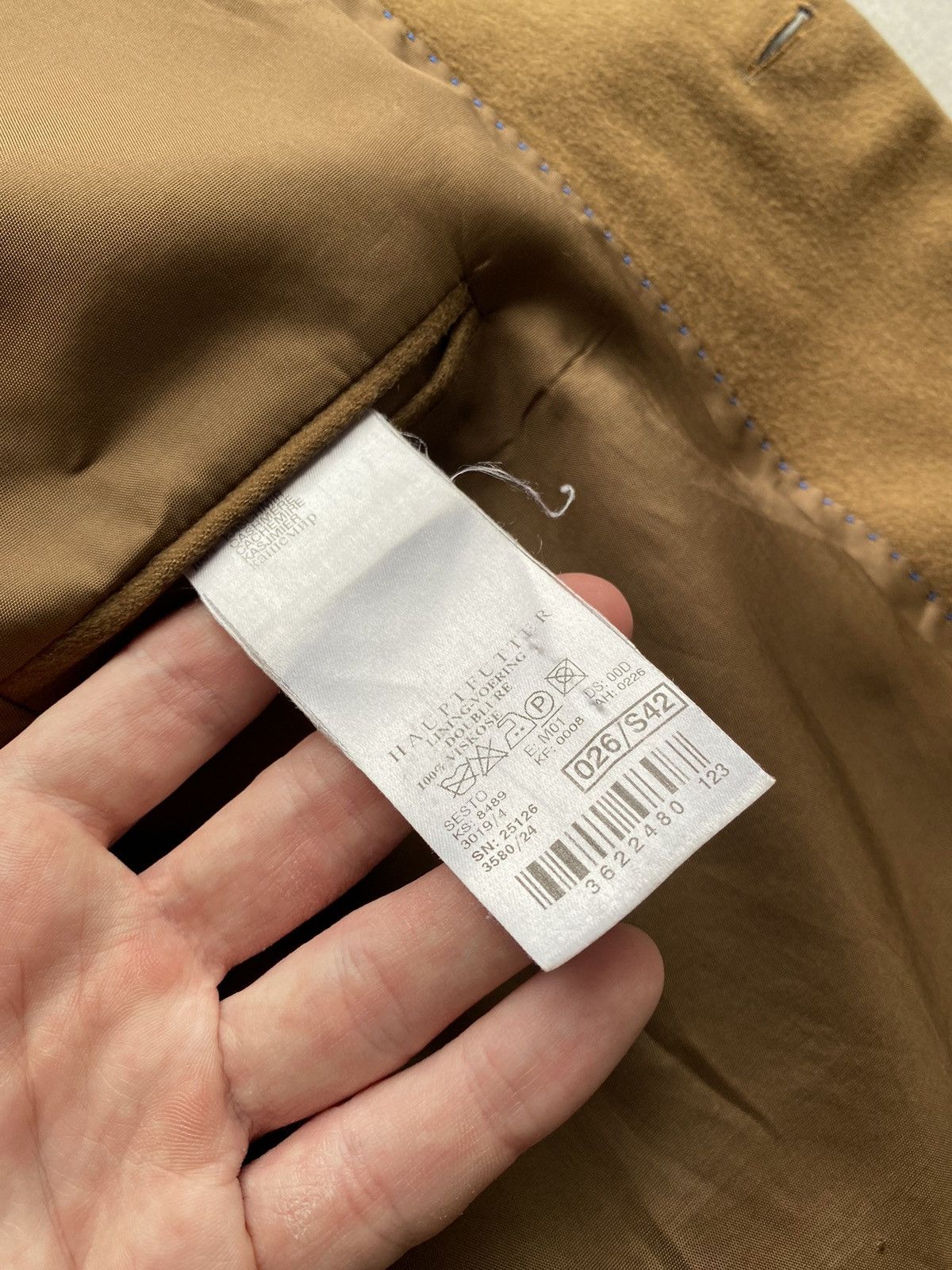 Other Mario Barutti Blazer 100% Cashmere Size 42S - 14 Thumbnail