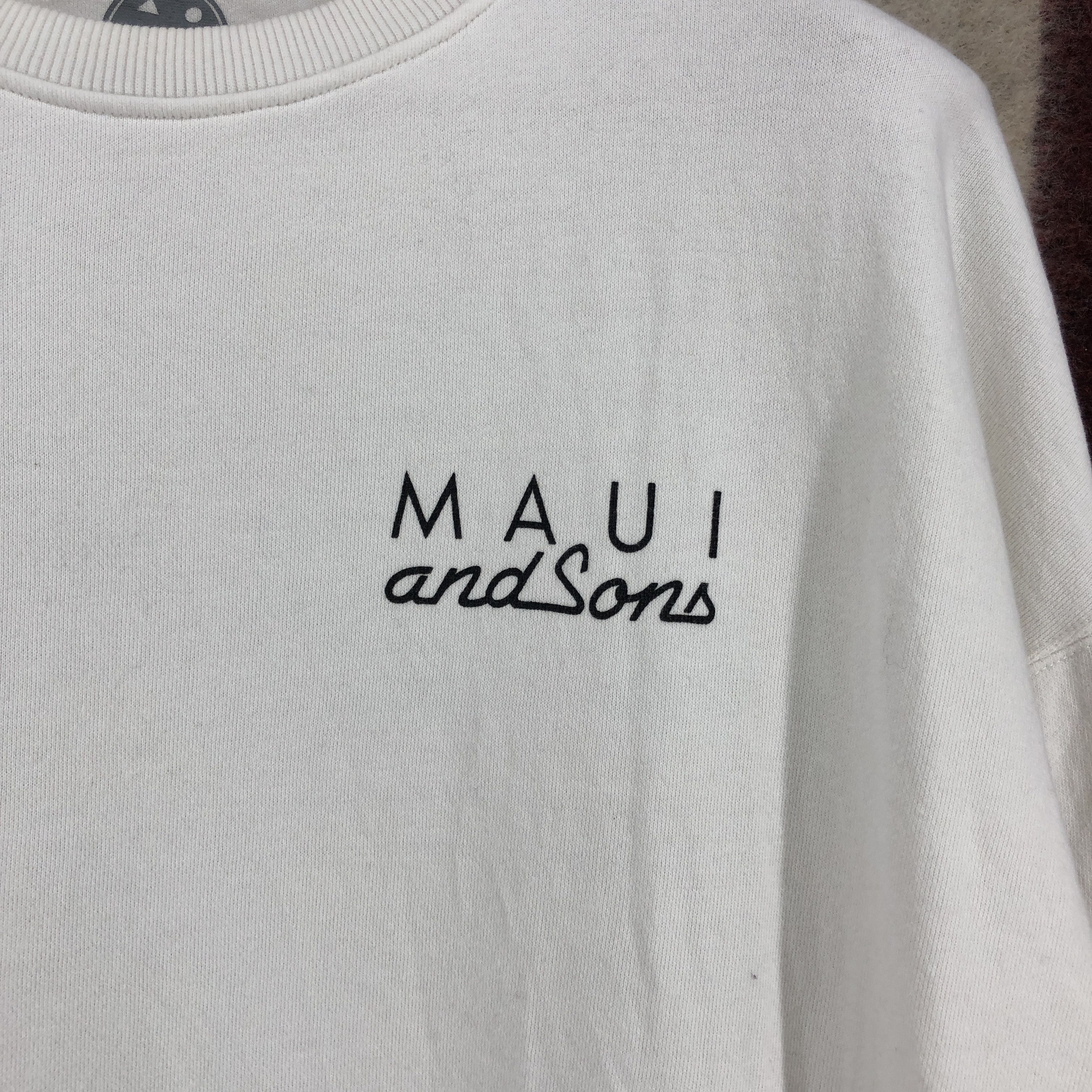 Maui and Sons Rare MAUI AND SONS Crew Neck Sweatshirt #0706/AE Size US XL / EU 56 / 4 - 6 Thumbnail