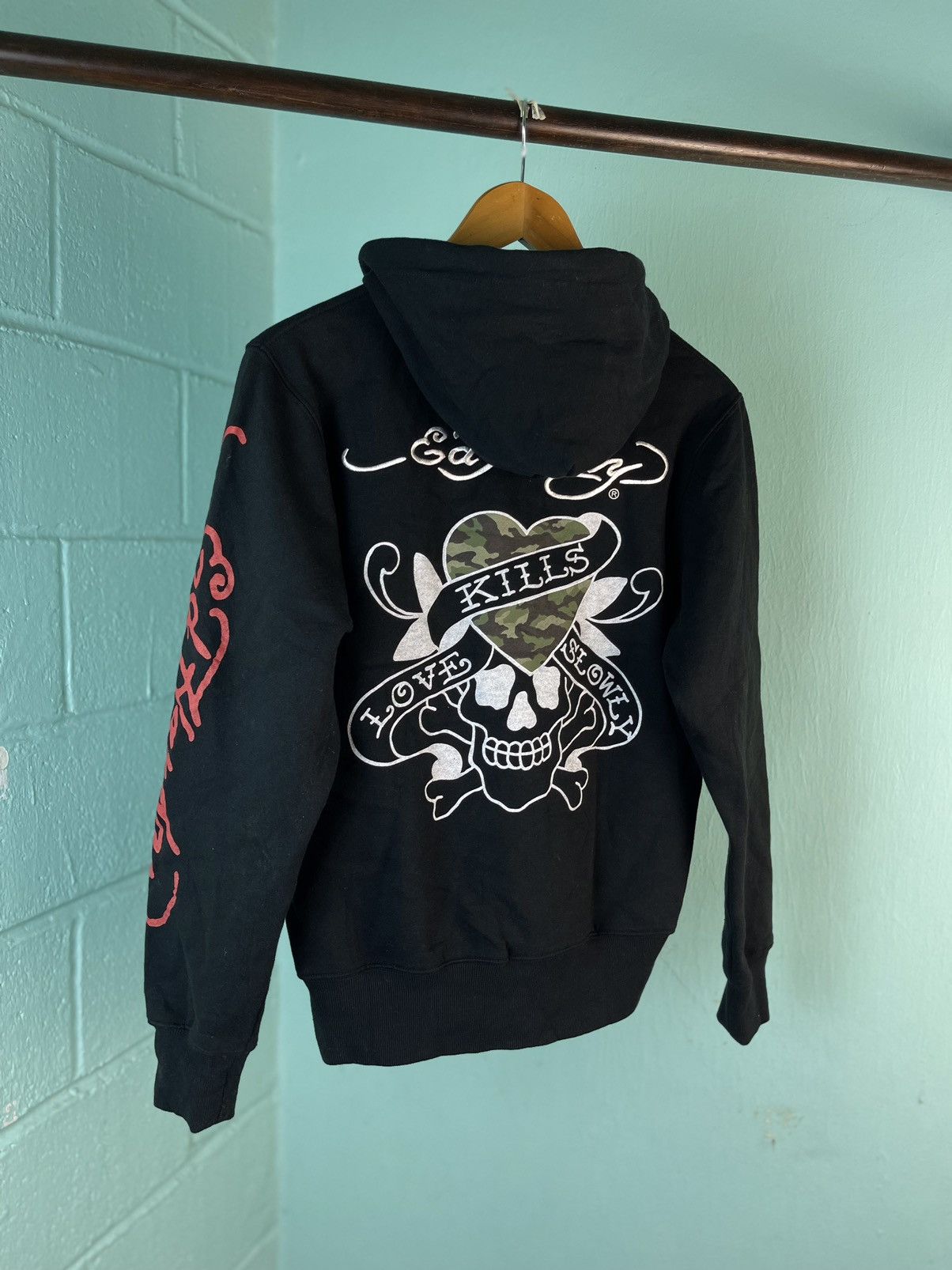 Christian Audigier × Ed Hardy Ed Hardy Skull zip Hoodie Size US M / EU 48-50 / 2 - 7 Thumbnail