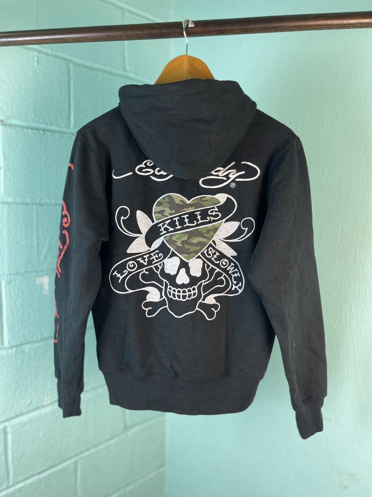Christian Audigier × Ed Hardy Ed Hardy Skull zip Hoodie Size US M / EU 48-50 / 2 - 8 Thumbnail