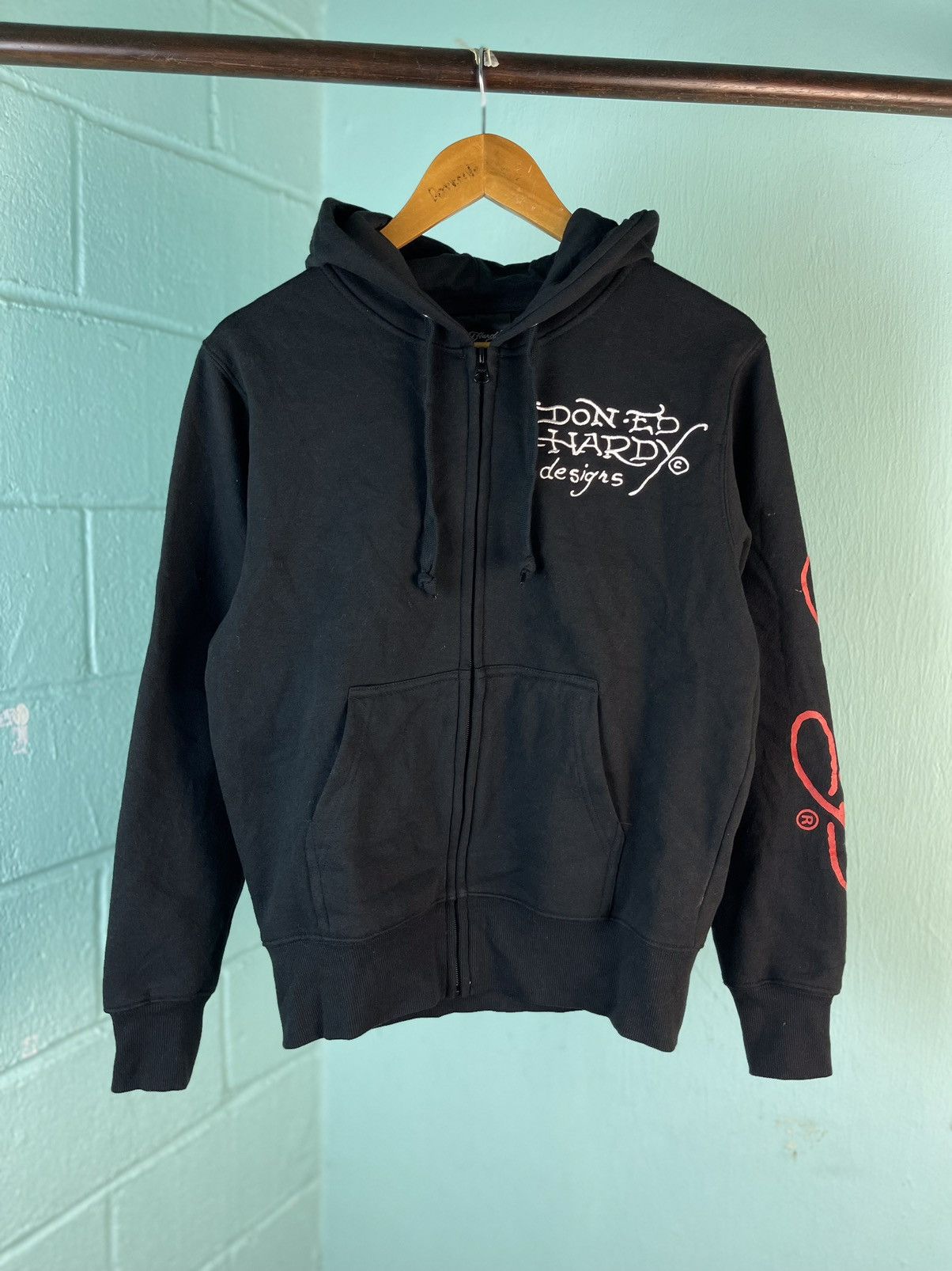 Christian Audigier × Ed Hardy Ed Hardy Skull zip Hoodie Size US M / EU 48-50 / 2 - 3 Thumbnail
