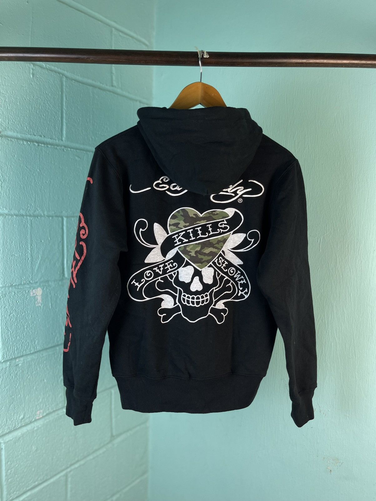 Christian Audigier × Ed Hardy Ed Hardy Skull zip Hoodie Size US M / EU 48-50 / 2 - 6 Thumbnail