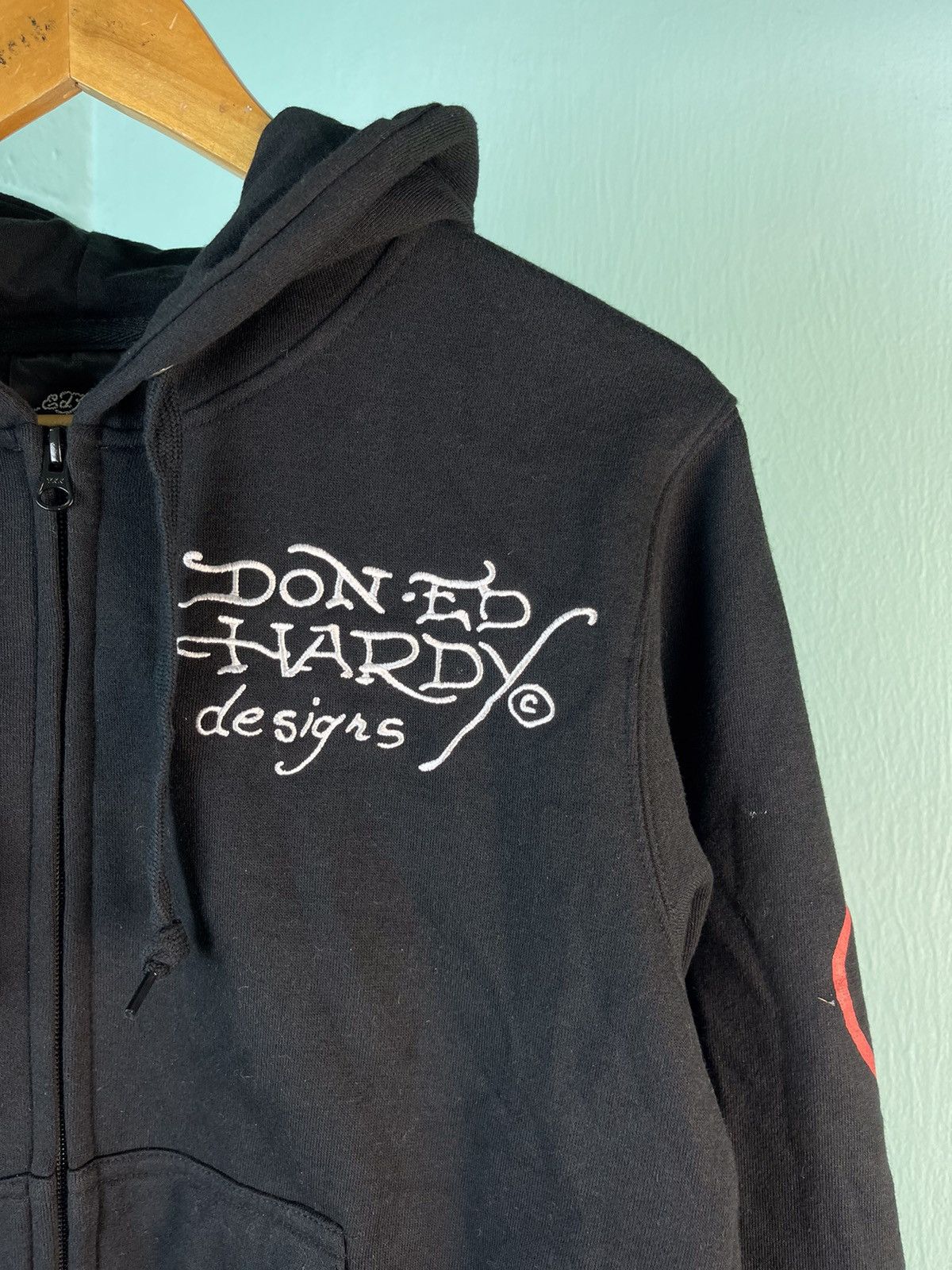 Christian Audigier × Ed Hardy Ed Hardy Skull zip Hoodie Size US M / EU 48-50 / 2 - 5 Thumbnail