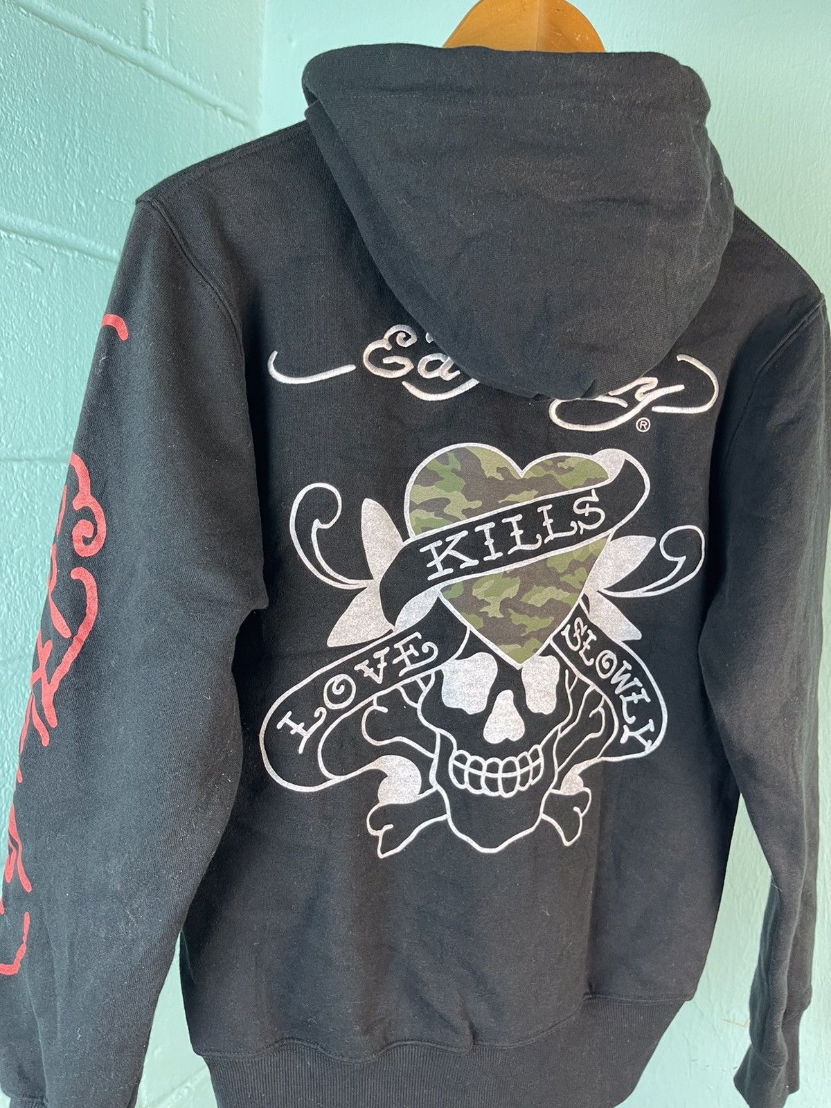 Christian Audigier × Ed Hardy Ed Hardy Skull zip Hoodie Size US M / EU 48-50 / 2 - 10 Thumbnail