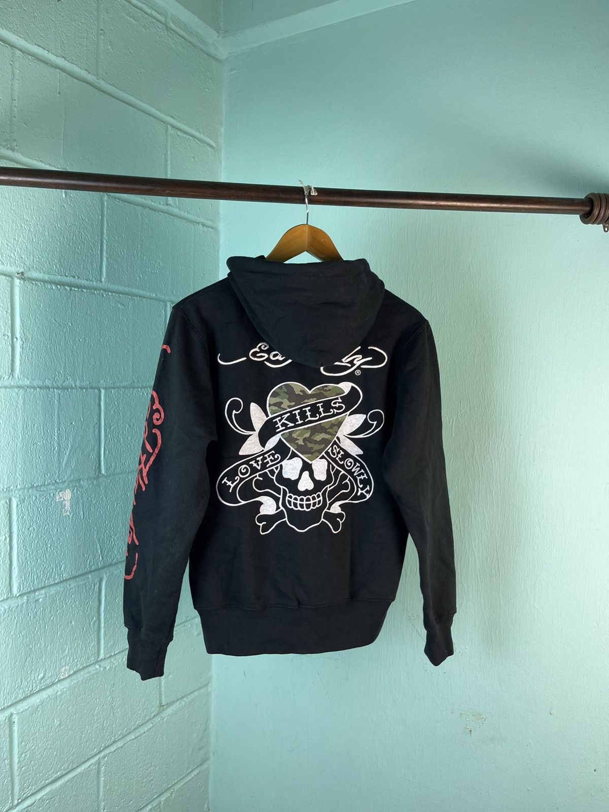 Christian Audigier × Ed Hardy Ed Hardy Skull zip Hoodie Size US M / EU 48-50 / 2 - 9 Thumbnail