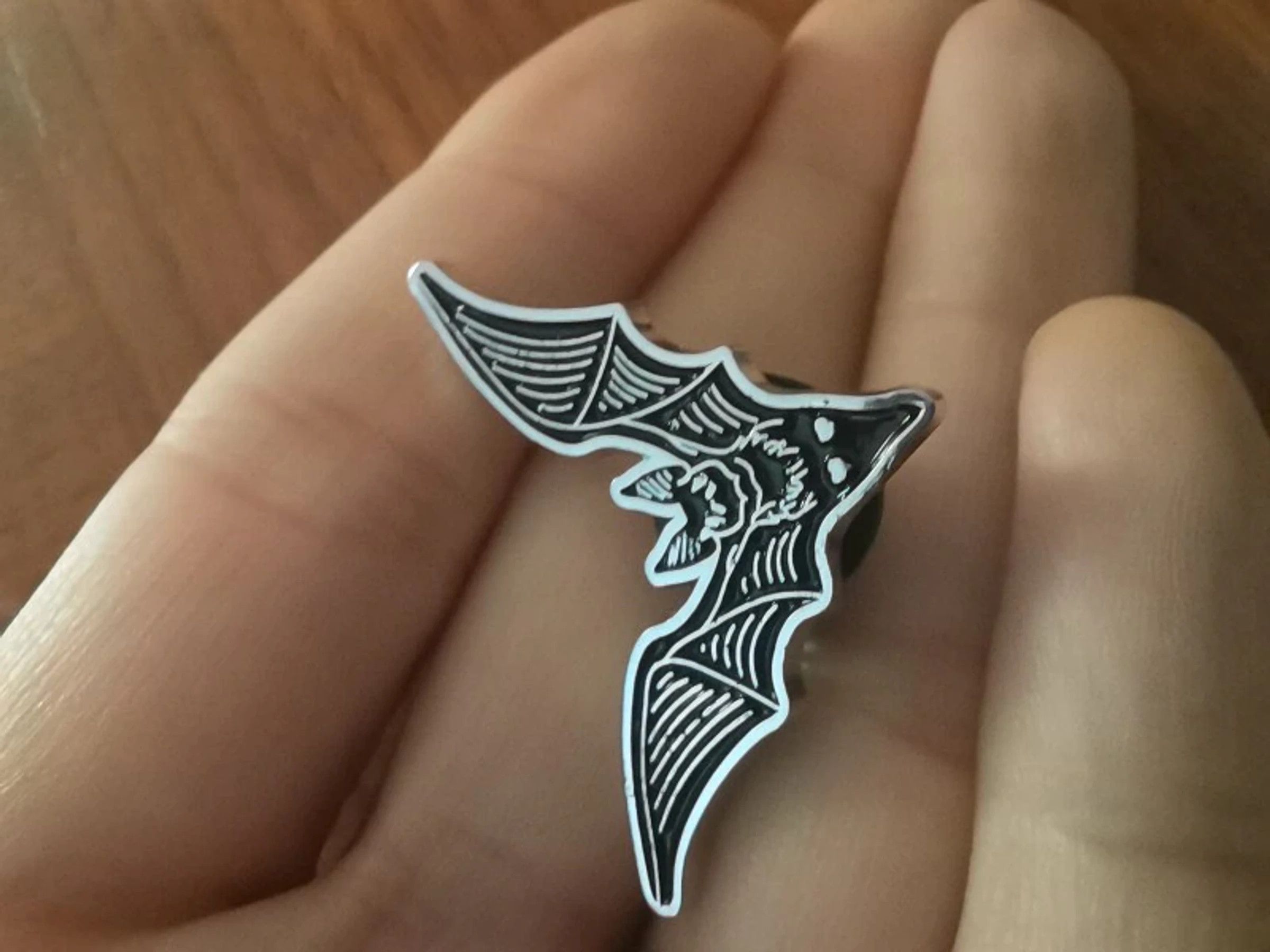 Other Bat Enamel Pin Size ONE SIZE - 7 Thumbnail