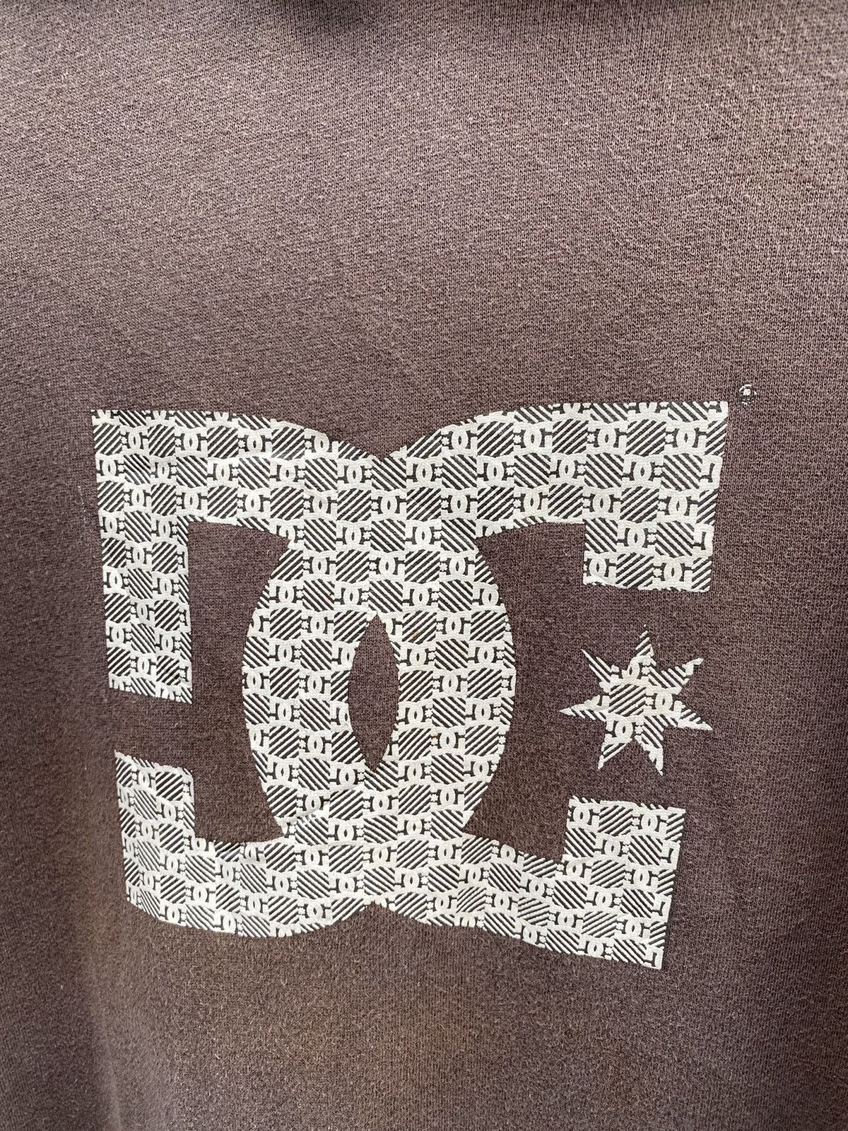 DC 🟤RARE🟤 Vintage 90s DCSHOE USA Monogram Logo XXL Brown Hoodie Size US XXL / EU 58 / 5 - 4 Thumbnail