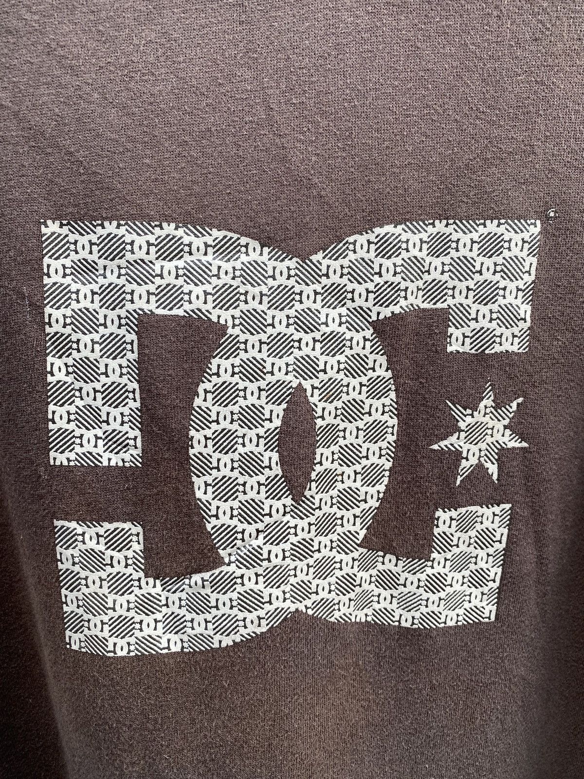 DC 🟤RARE🟤 Vintage 90s DCSHOE USA Monogram Logo XXL Brown Hoodie Size US XXL / EU 58 / 5 - 3 Thumbnail