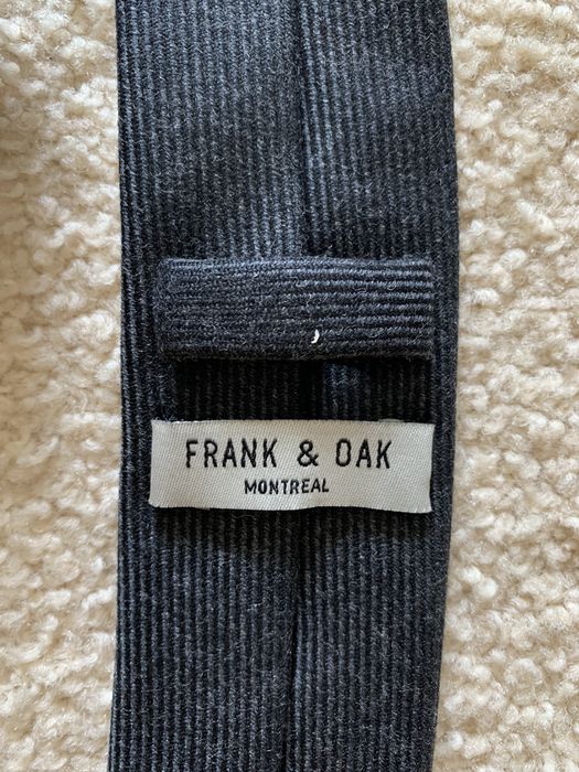 slim wool tie