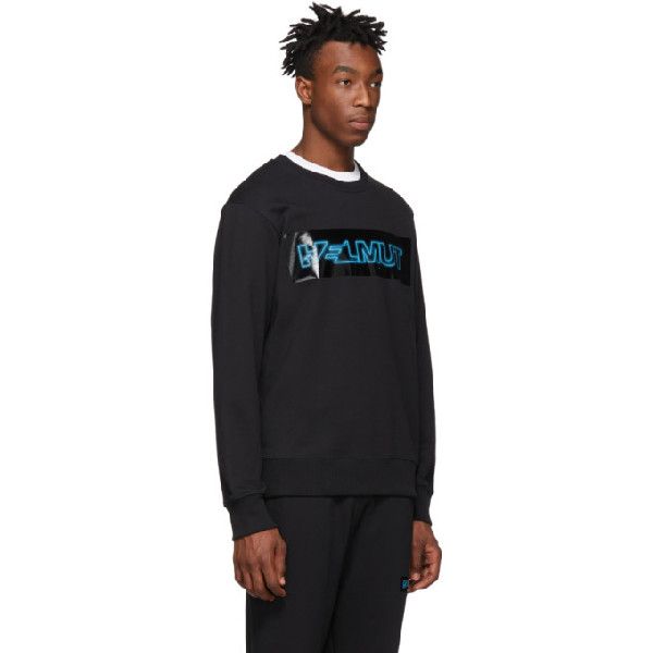 Helmut Lang 🔥[SALE]🔥 Helmut Lang Pigeon Logo Black Sweatshirt Size US XS / EU 42 / 0 - 2 Thumbnail