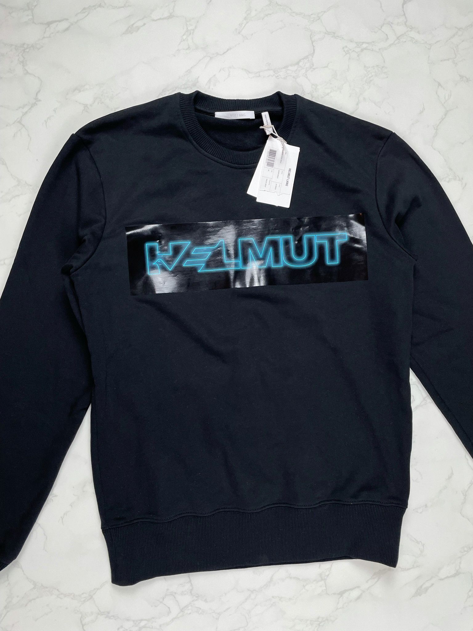 Helmut Lang 🔥[SALE]🔥 Helmut Lang Pigeon Logo Black Sweatshirt Size US XS / EU 42 / 0 - 10 Thumbnail