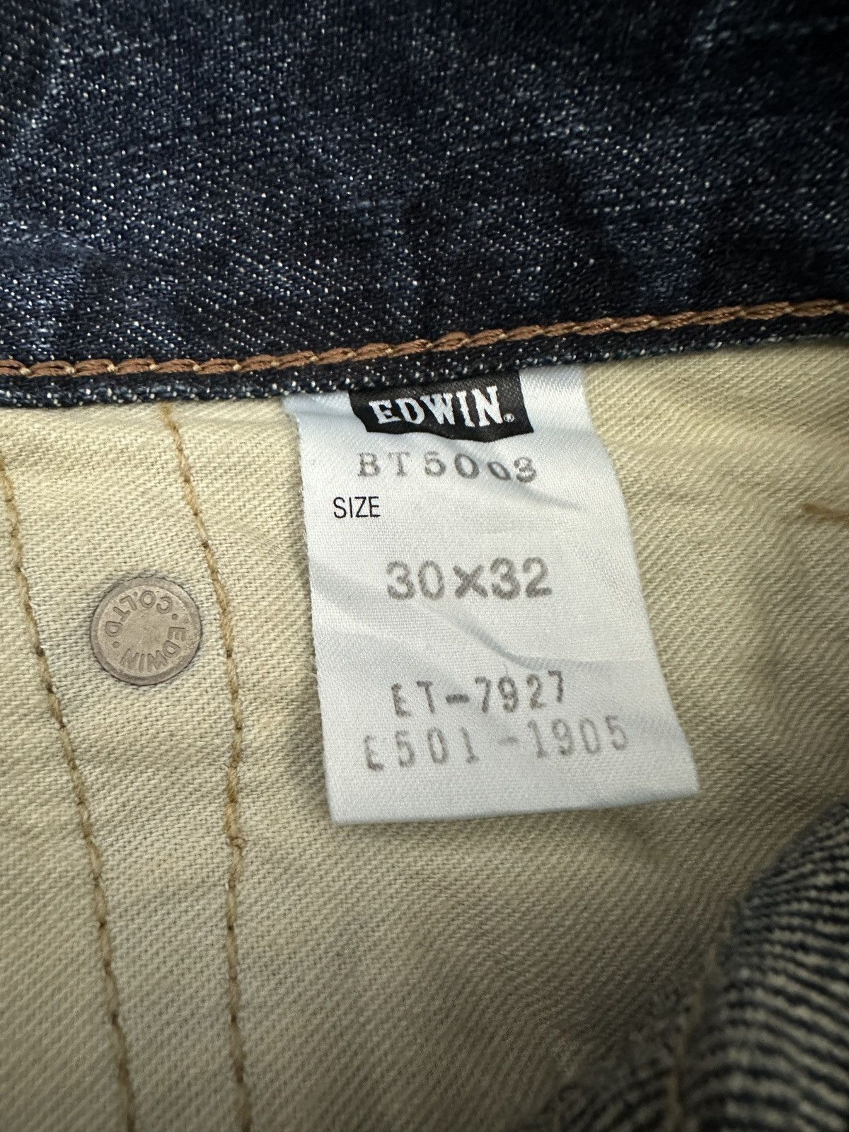 Edwin 🔥🔥VINTAGE EDWIN 503 BLUETRIP FLARE JEANS Size US 32 / EU 48 - 3 Thumbnail