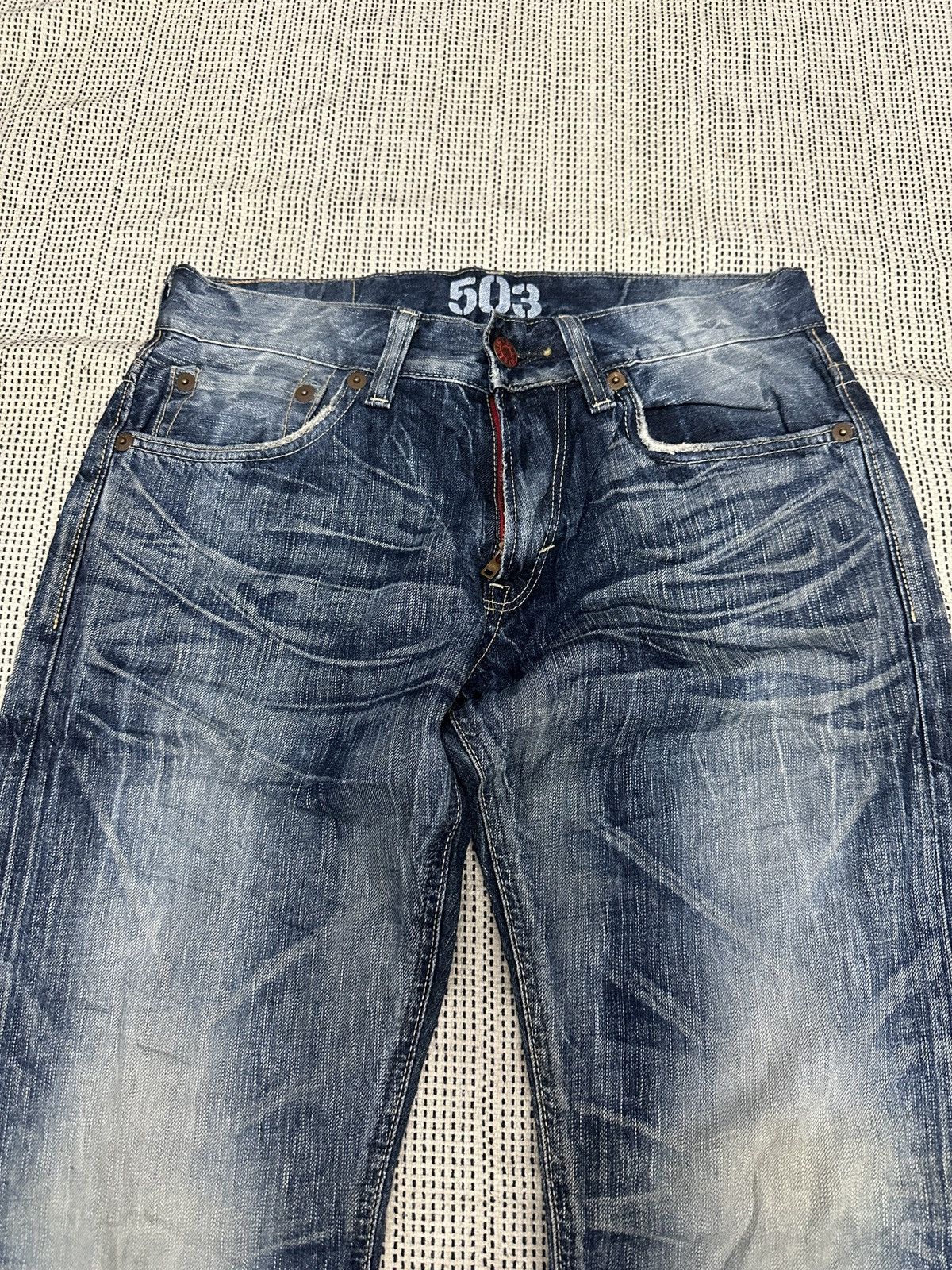 Edwin 🔥🔥VINTAGE EDWIN 503 BLUETRIP FLARE JEANS Size US 32 / EU 48 - 11 Thumbnail
