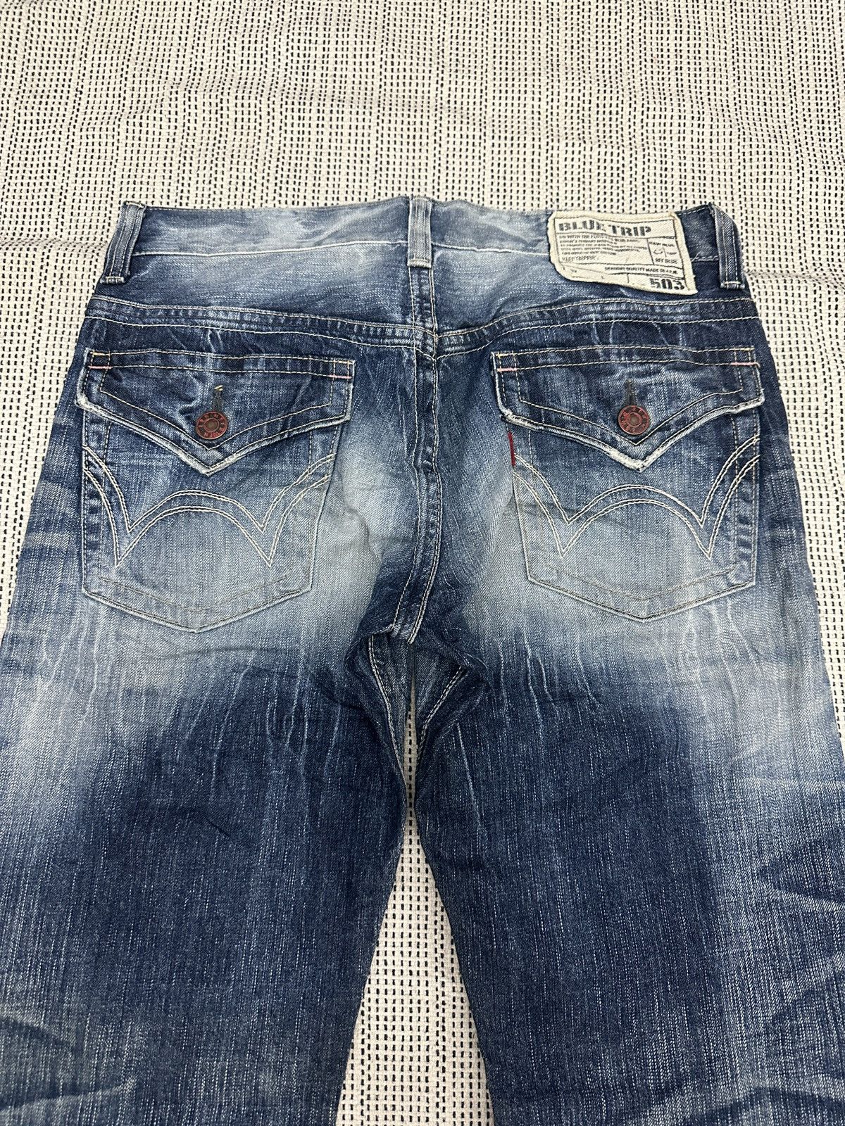 Edwin 🔥🔥VINTAGE EDWIN 503 BLUETRIP FLARE JEANS Size US 32 / EU 48 - 5 Thumbnail