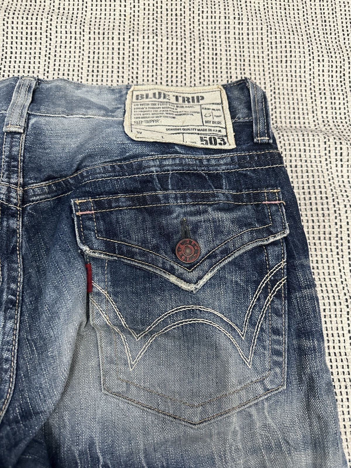 Edwin 🔥🔥VINTAGE EDWIN 503 BLUETRIP FLARE JEANS Size US 32 / EU 48 - 6 Thumbnail