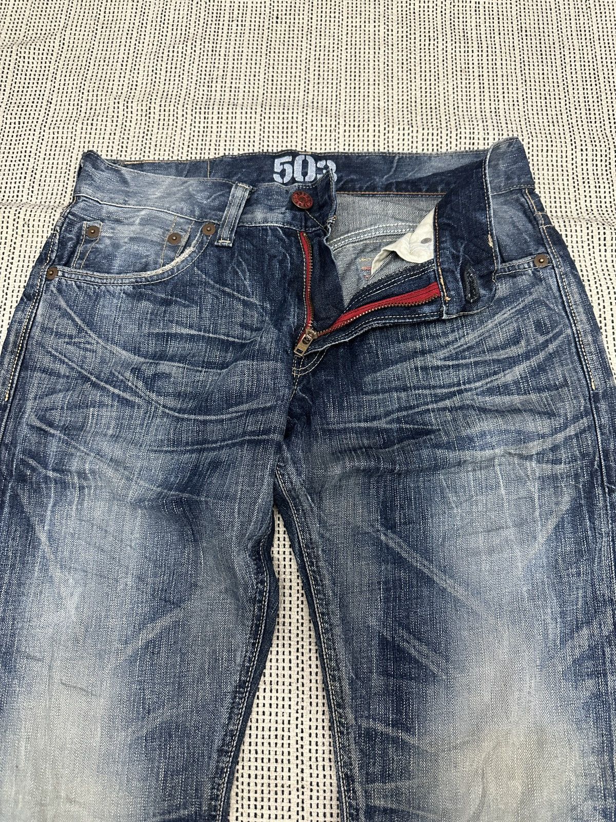 Edwin 🔥🔥VINTAGE EDWIN 503 BLUETRIP FLARE JEANS Size US 32 / EU 48 - 9 Thumbnail