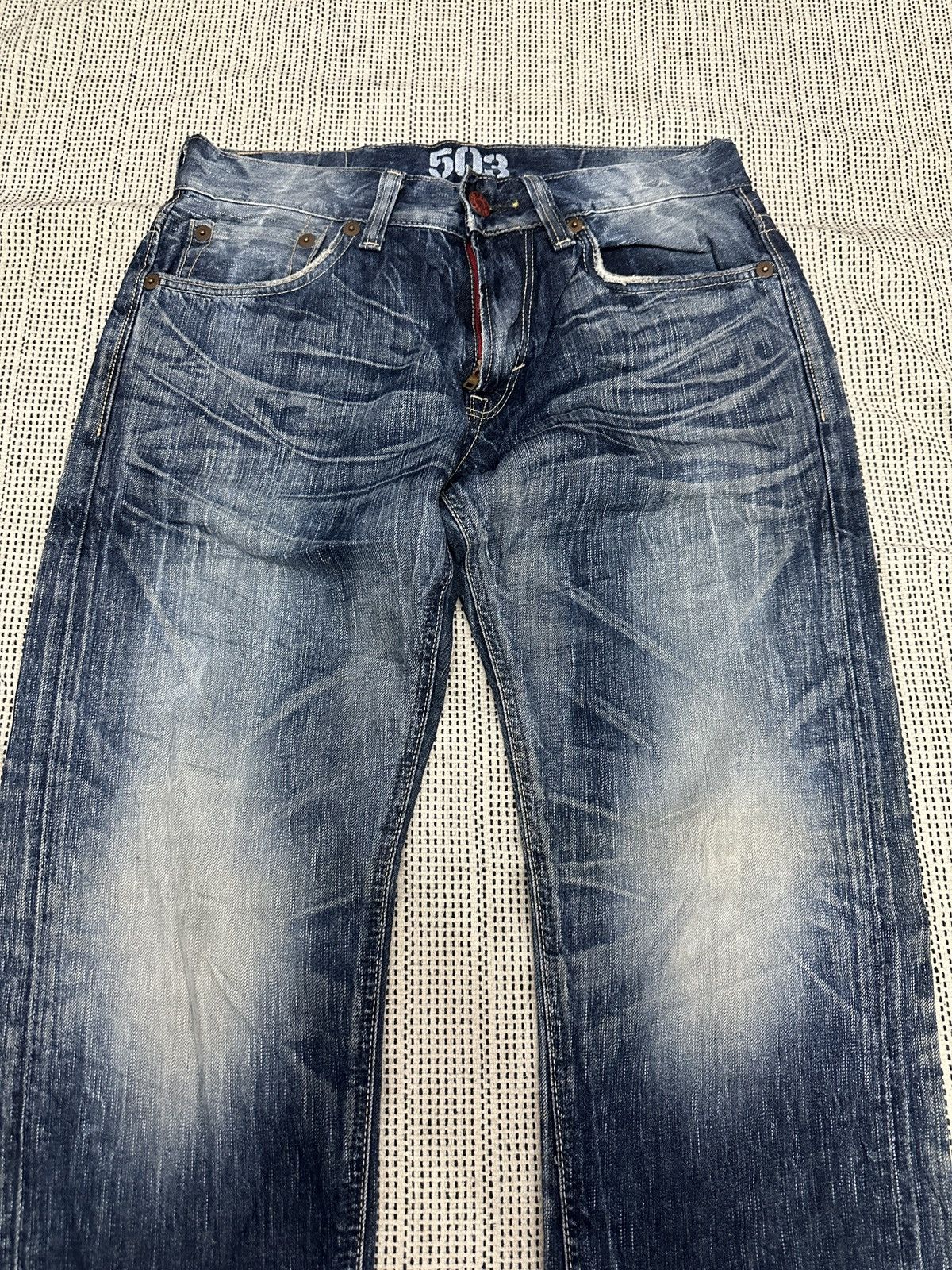Edwin 🔥🔥VINTAGE EDWIN 503 BLUETRIP FLARE JEANS Size US 32 / EU 48 - 10 Thumbnail