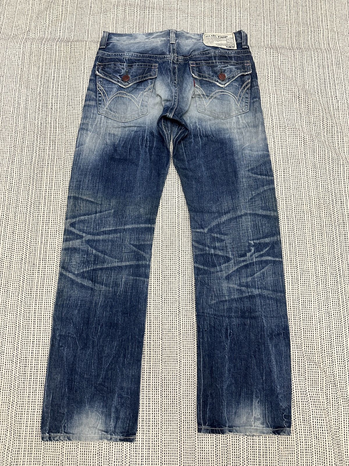 Edwin 🔥🔥VINTAGE EDWIN 503 BLUETRIP FLARE JEANS Size US 32 / EU 48 - 4 Thumbnail