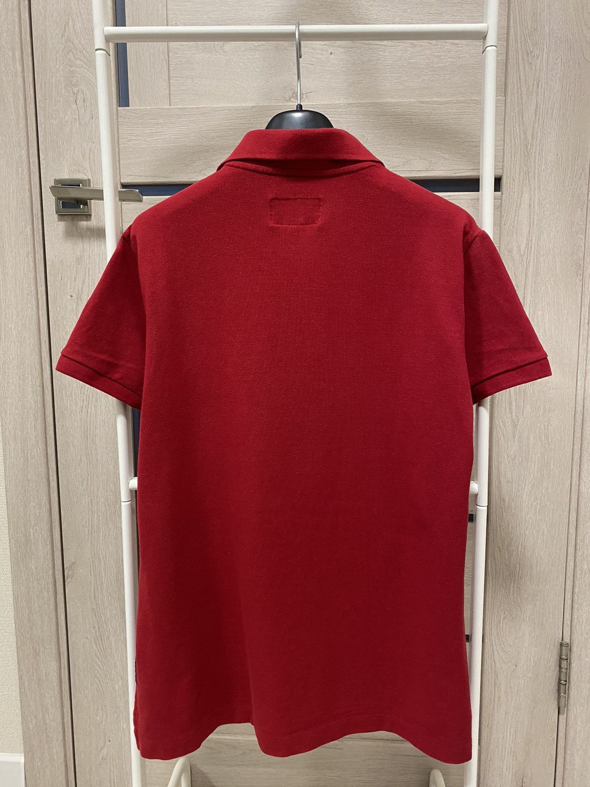 Armani × Vintage AJ Armani Jeans Vintage Cotton Red Logo Women’s Polo Size ONE SIZE - 7 Thumbnail