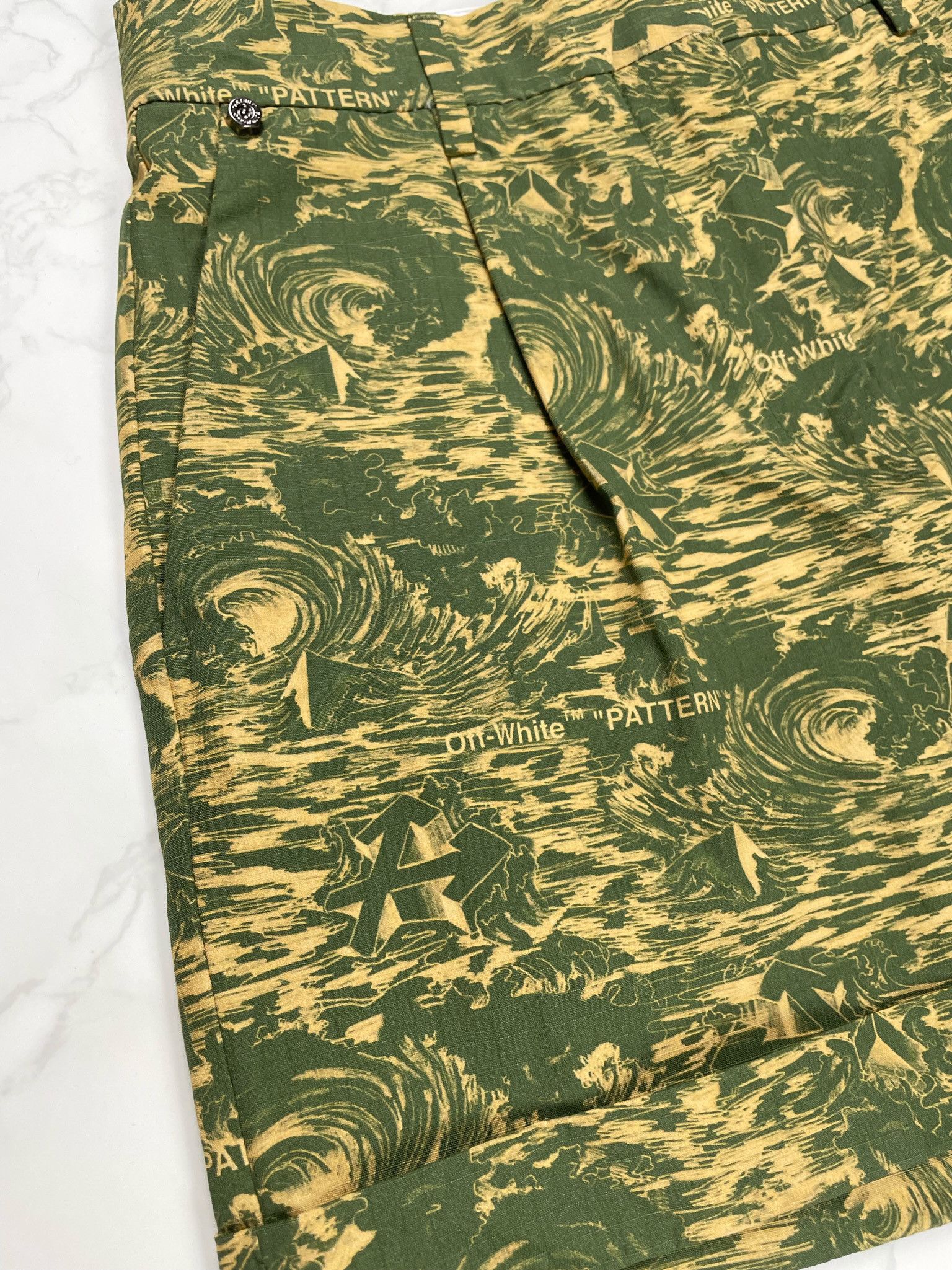 Off-White 🔥60% OFF🔥 [SALE] Off-White Ripstop Camo Formal Shorts Size 27" / US 4 / IT 40 - 6 Thumbnail