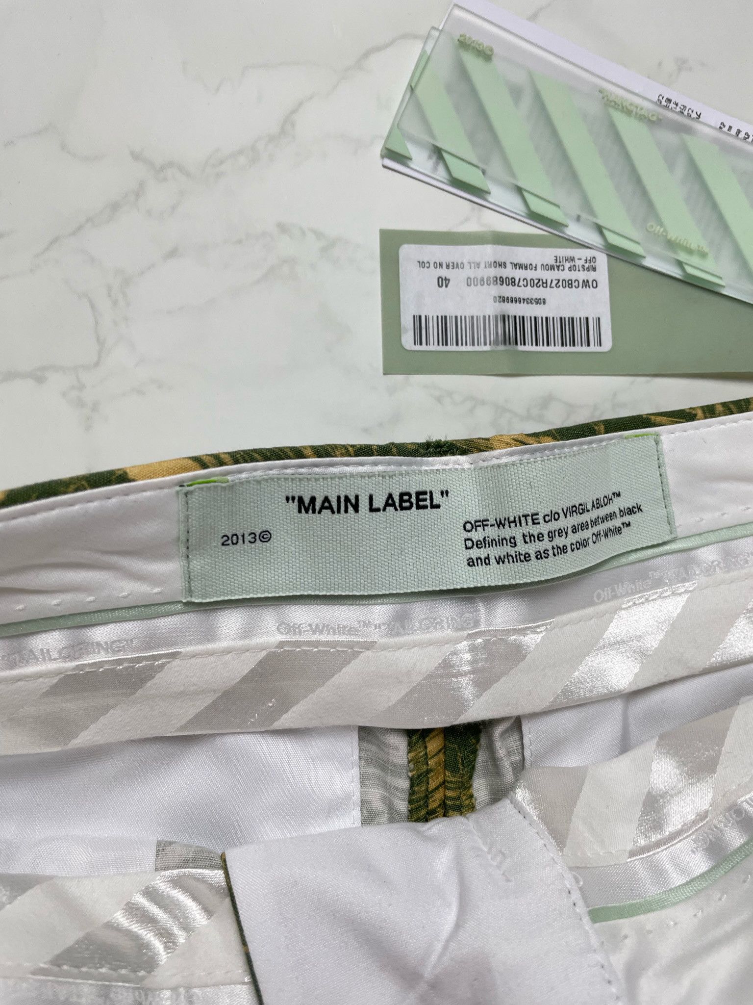 Off-White 🔥60% OFF🔥 [SALE] Off-White Ripstop Camo Formal Shorts Size 27" / US 4 / IT 40 - 9 Thumbnail