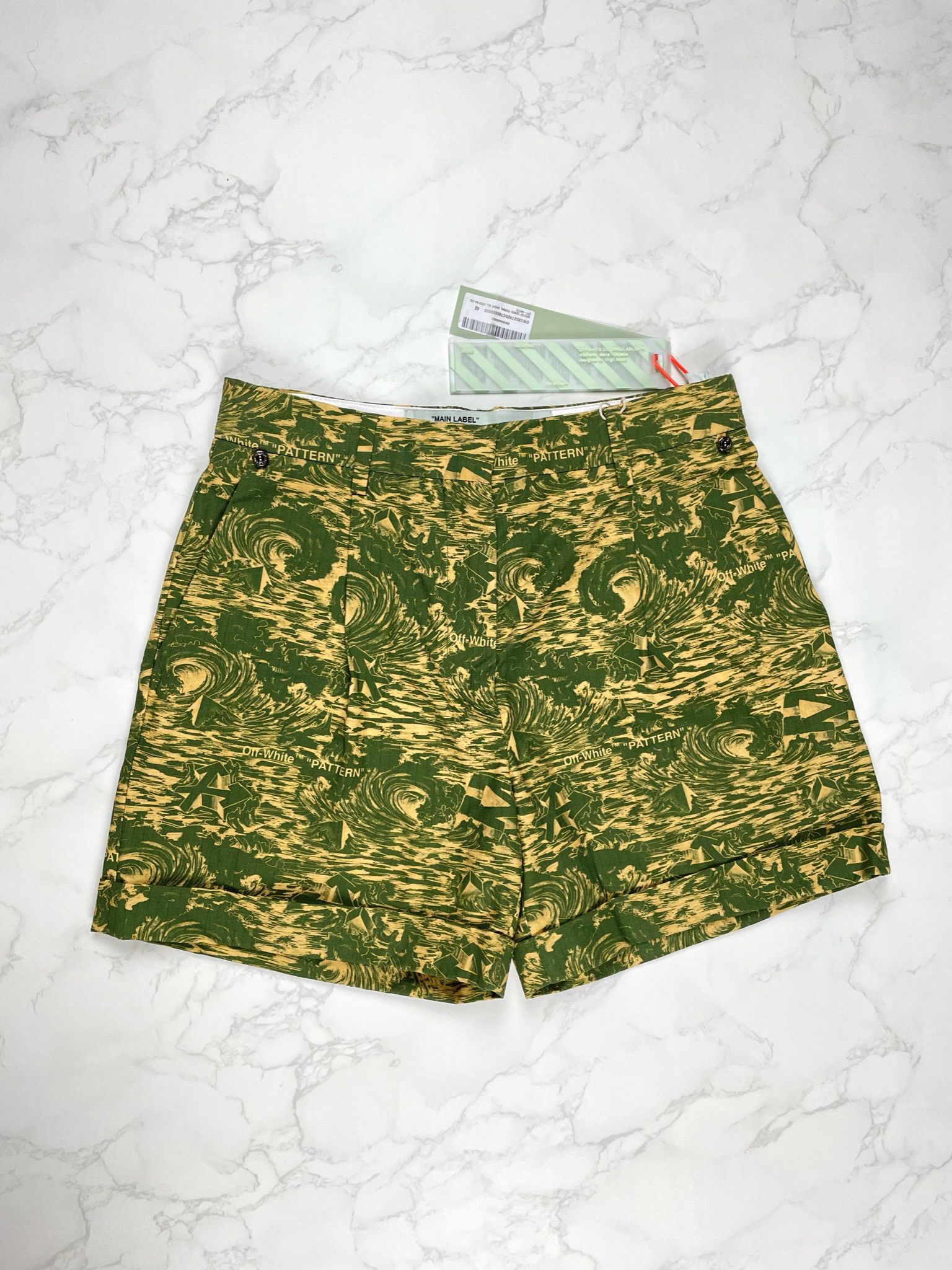 Off-White 🔥60% OFF🔥 [SALE] Off-White Ripstop Camo Formal Shorts Size 27" / US 4 / IT 40 - 1 Thumbnail