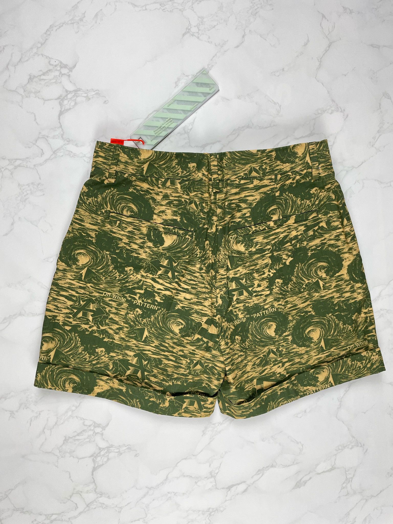 Off-White 🔥60% OFF🔥 [SALE] Off-White Ripstop Camo Formal Shorts Size 27" / US 4 / IT 40 - 13 Thumbnail