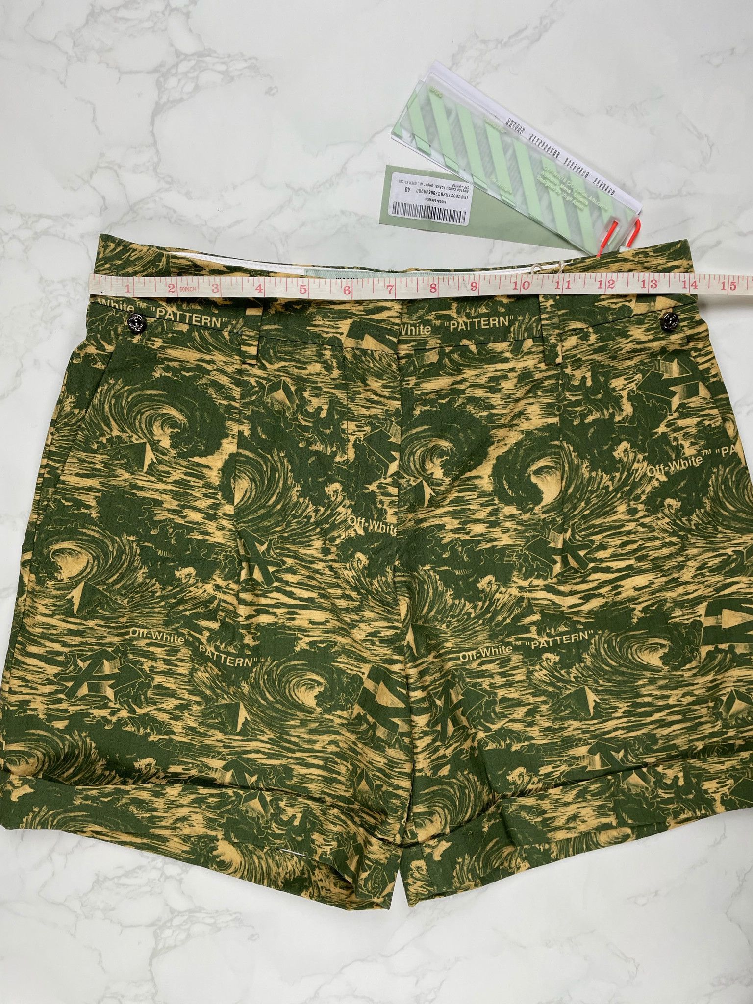 Off-White 🔥60% OFF🔥 [SALE] Off-White Ripstop Camo Formal Shorts Size 27" / US 4 / IT 40 - 2 Thumbnail