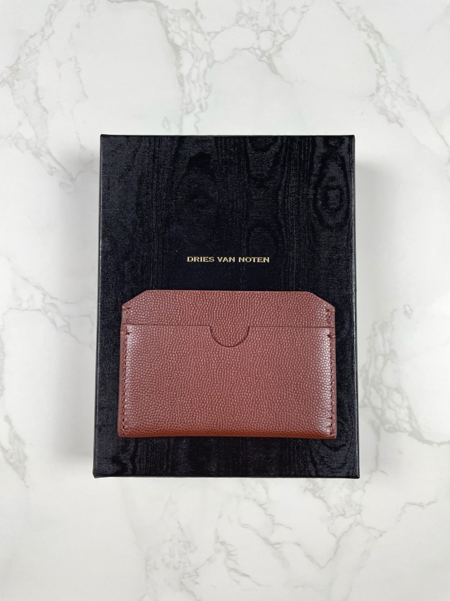 Dries Van Noten 🔥[SALE]🔥 Dries Van Noten Brown Leather Cardholder Size ONE SIZE - 1 Thumbnail